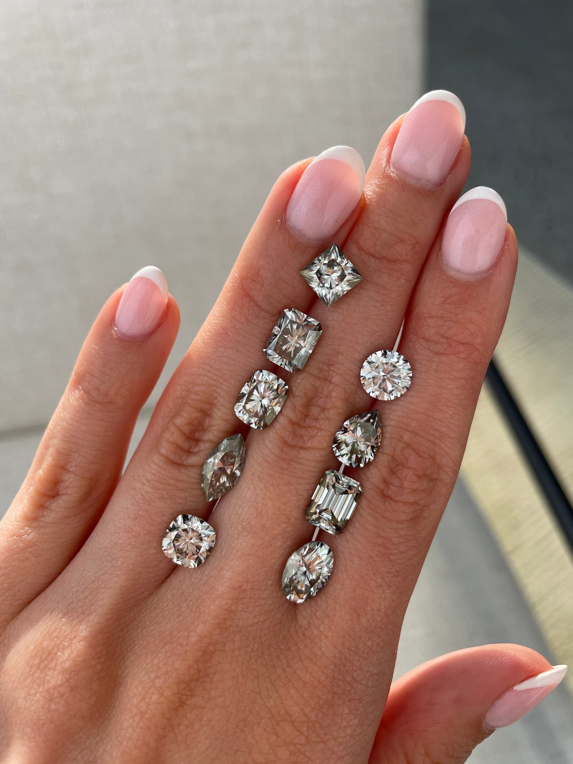 Cushion Moissanite Stone Lifestyle Image