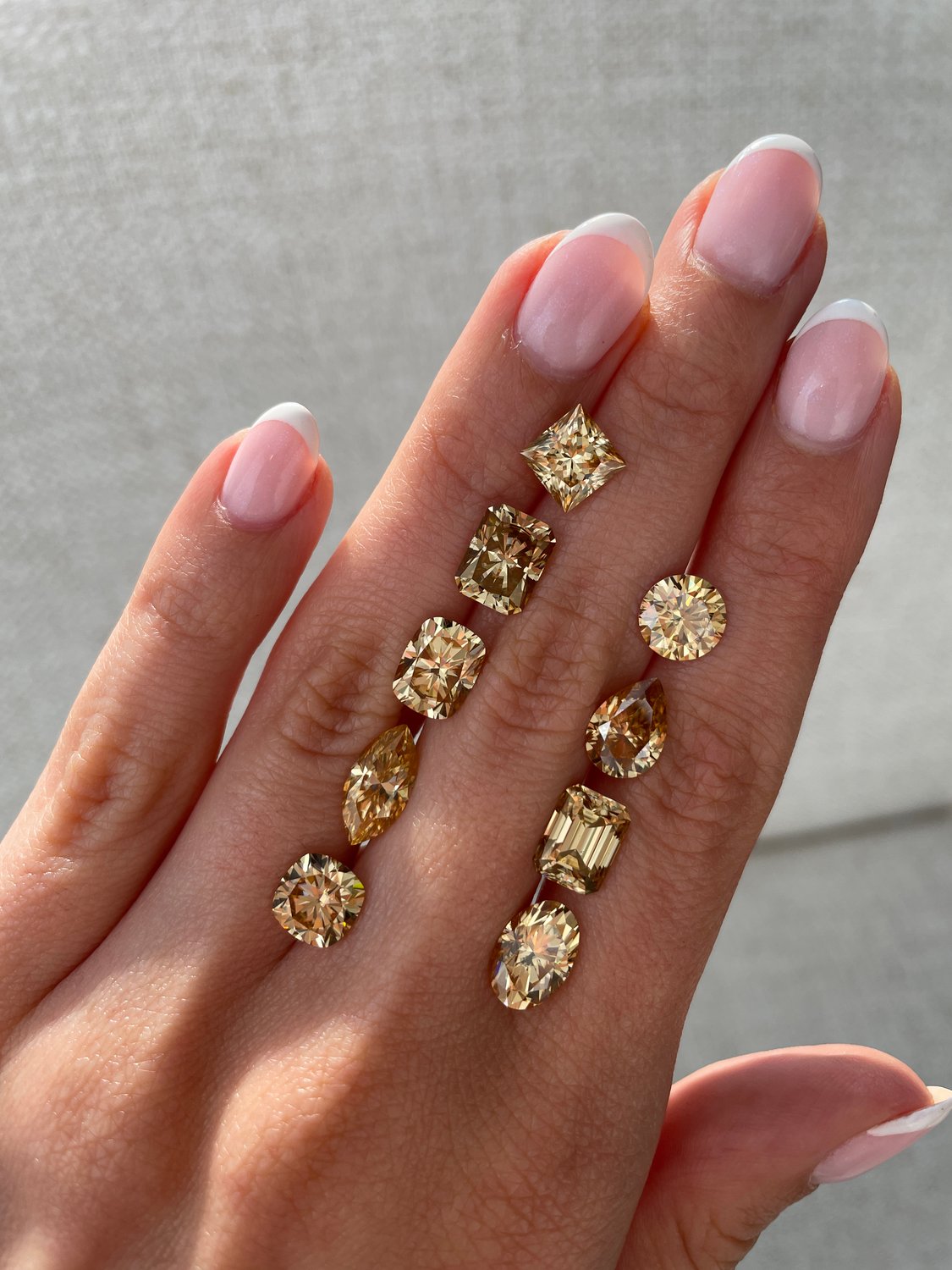 Princess Moissanite Stone Lifestyle Image