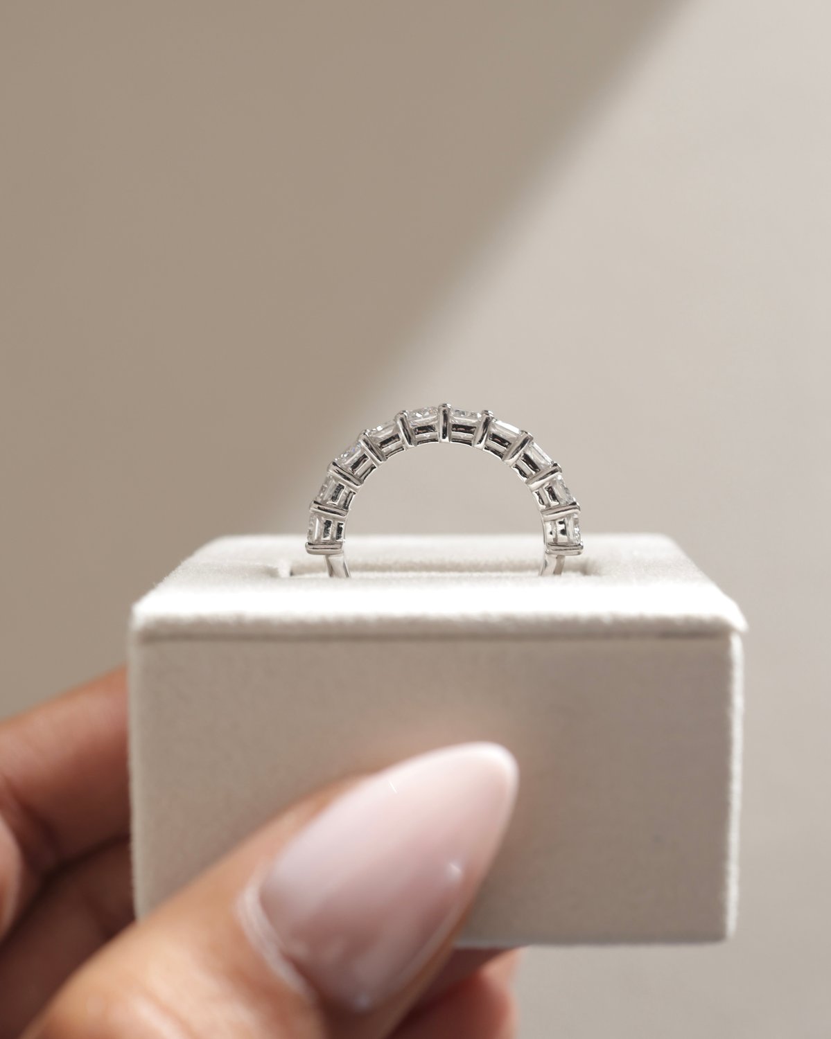 Adeline - Radiant Full Eternity Ring Lifestyle Image