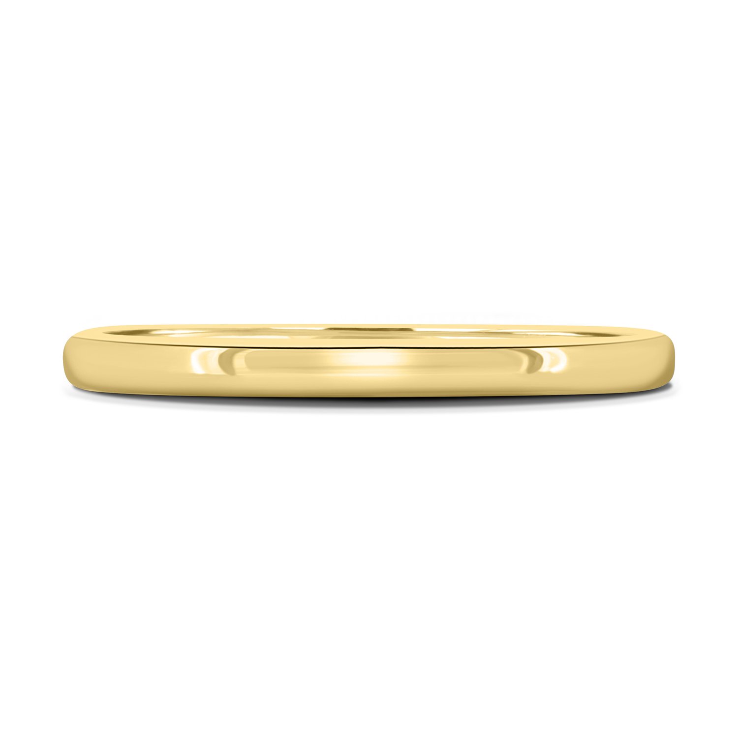Ashton - Plain Wedding Ring - 18k Yellow Gold Straight