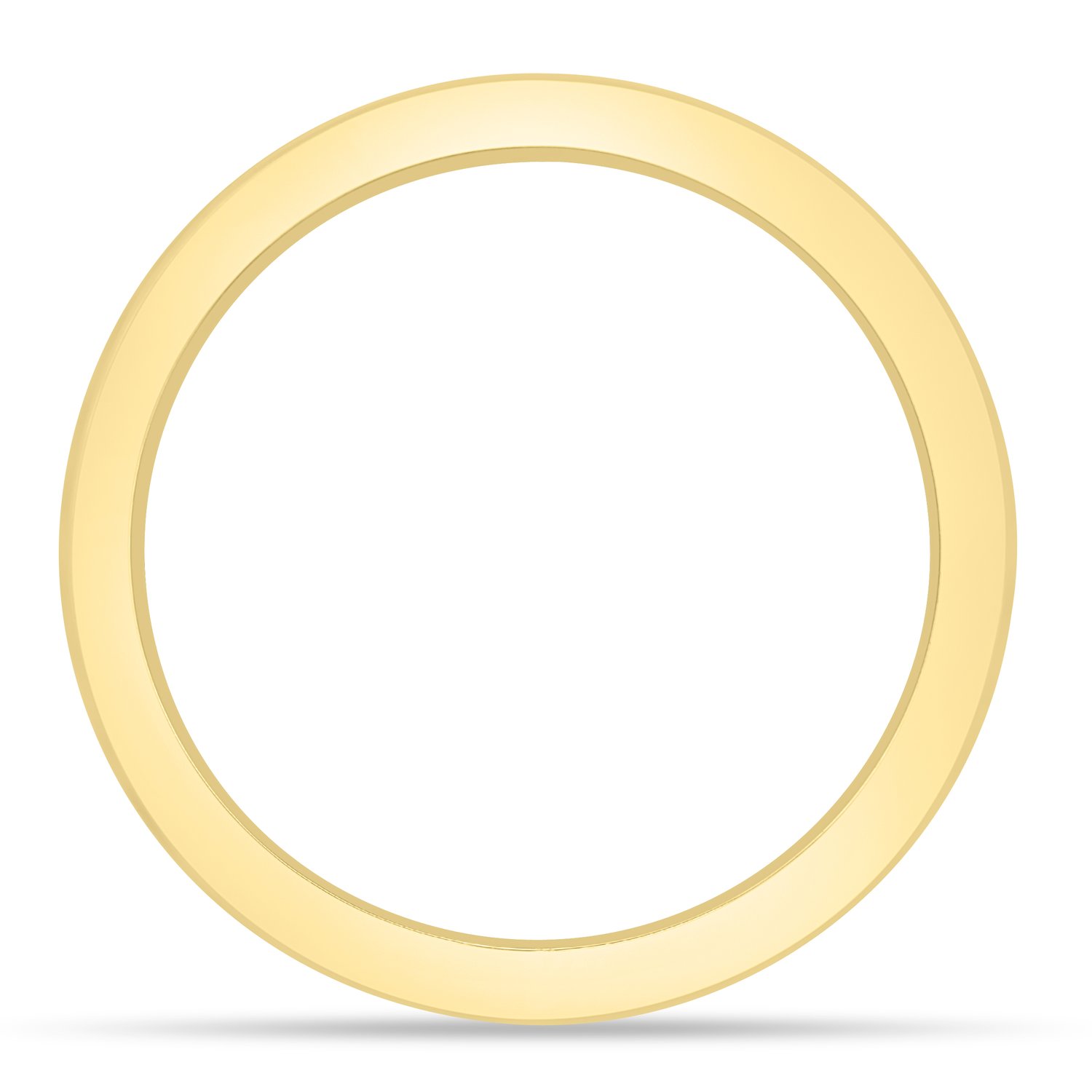 Ashton - Plain Wedding Ring - 18k Yellow Gold Straight