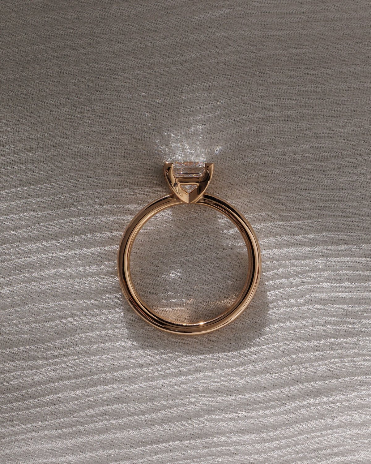 Glinda - 4 Claw Princess Solitaire Lifestyle Image