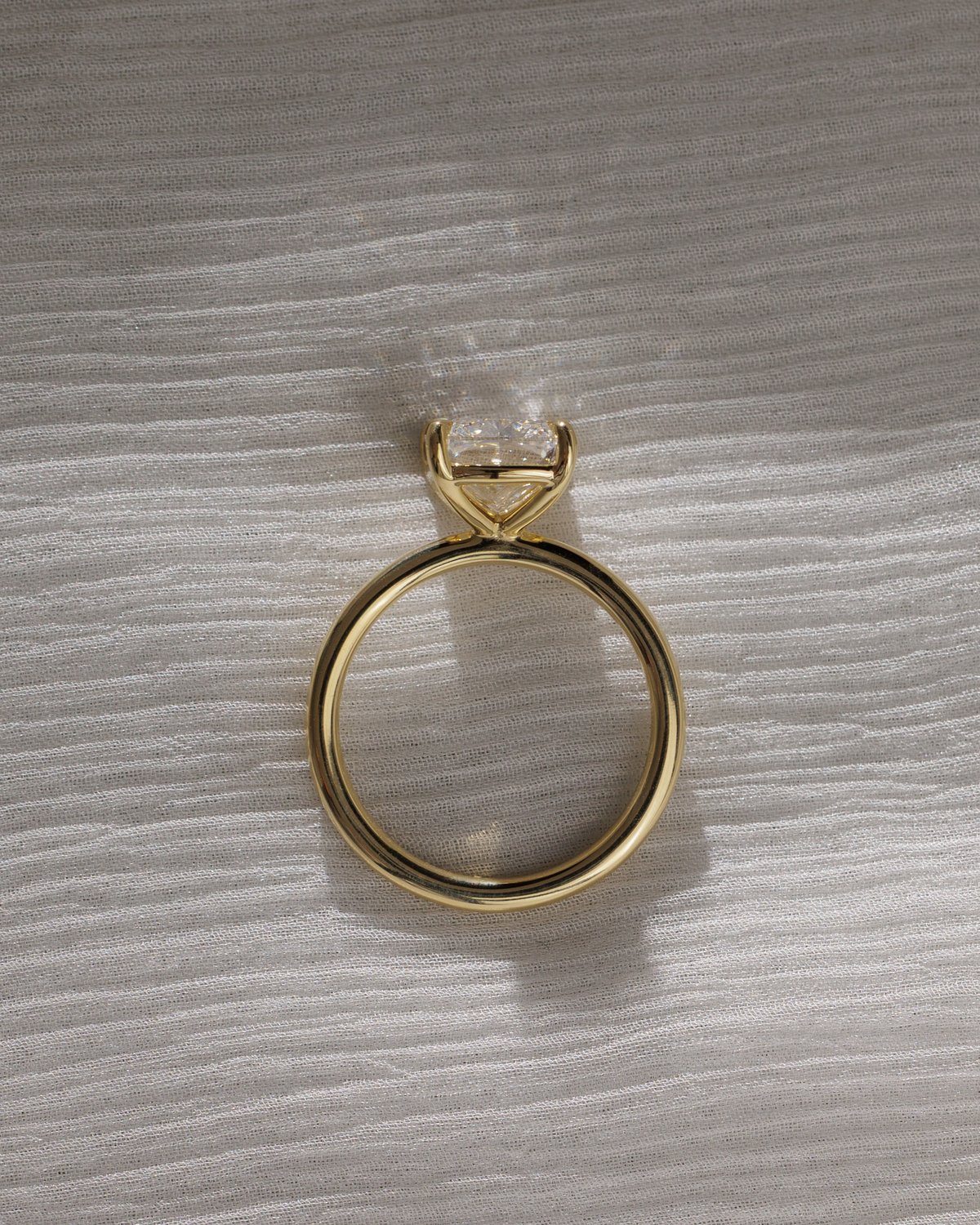 Leonora - Elongated Cushion Solitaire Lifestyle Image