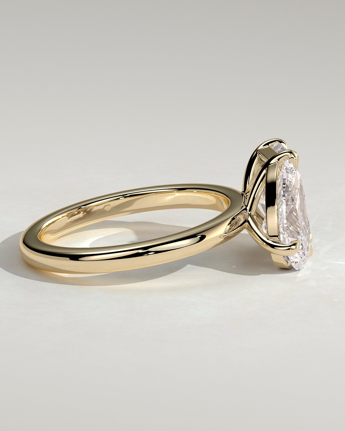 Morgan - Pear and Radiant Toi Et Moi - 18k Yellow Gold
