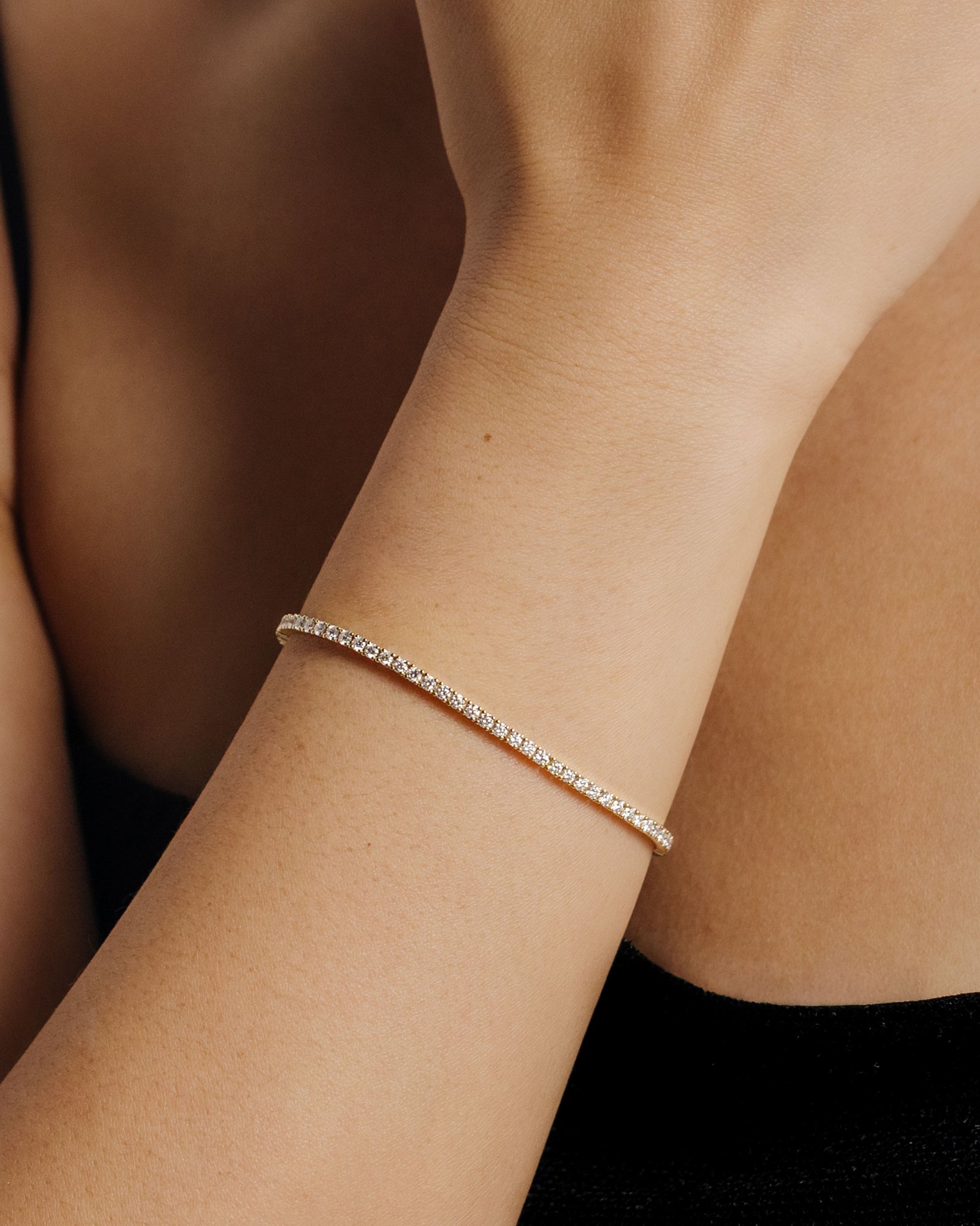 Classic 4 Claw Round Tennis Bracelet - 2CT / 9K Gold 9k Yellow Gold