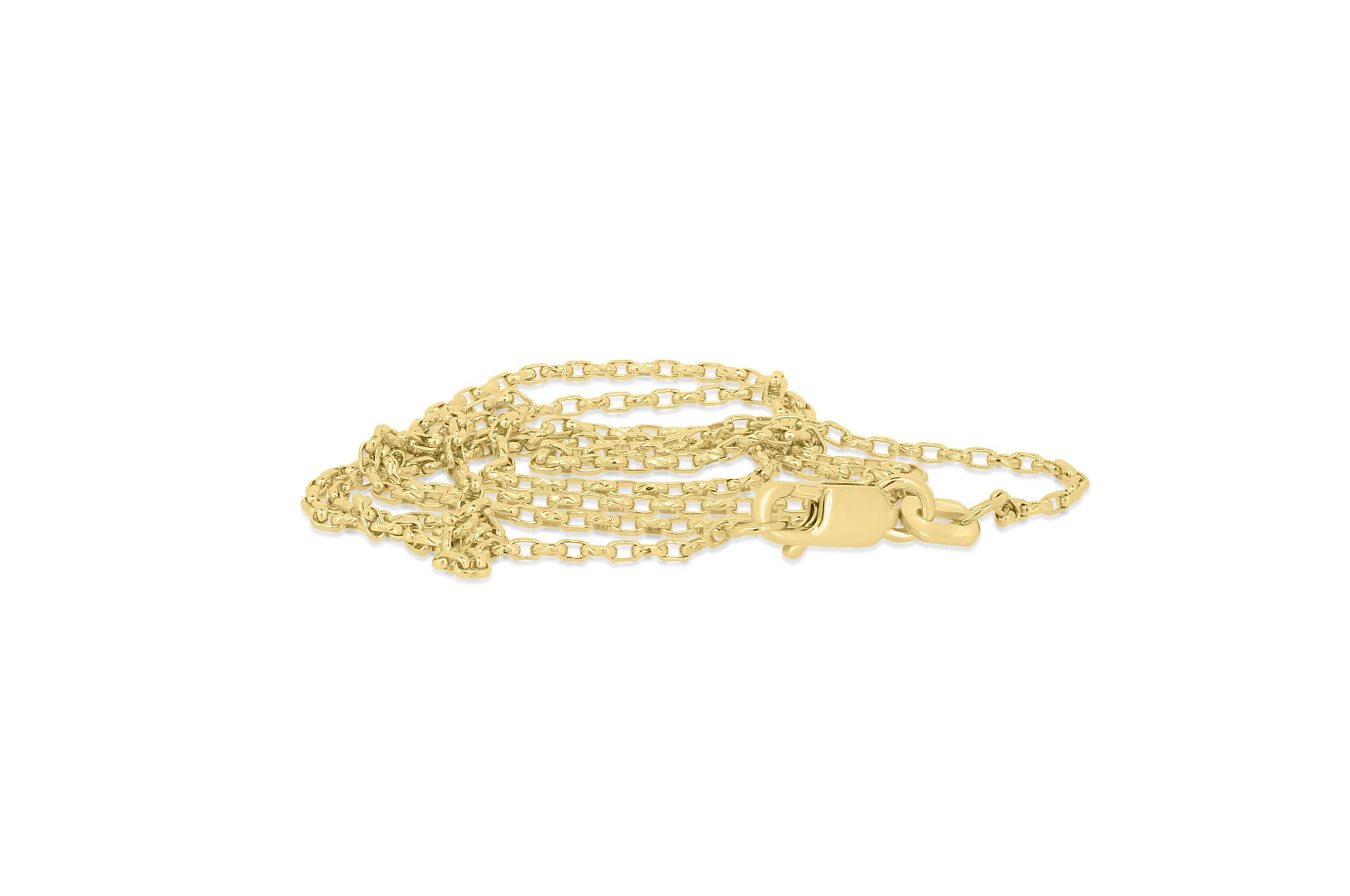 Mabel - 45cm Diamond Cut Chain - 9k Yellow Gold