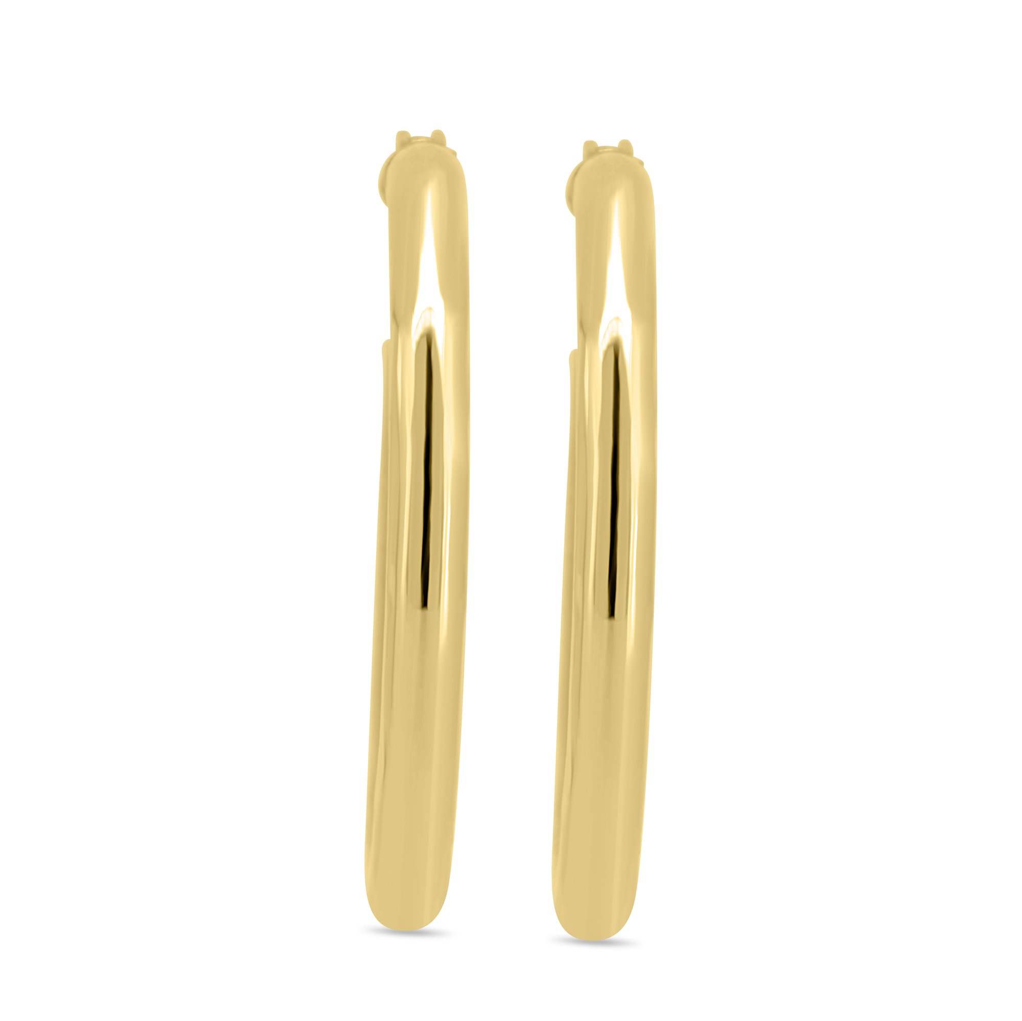 Alinta - 14k Hoop Earrings - 14k Yellow Gold