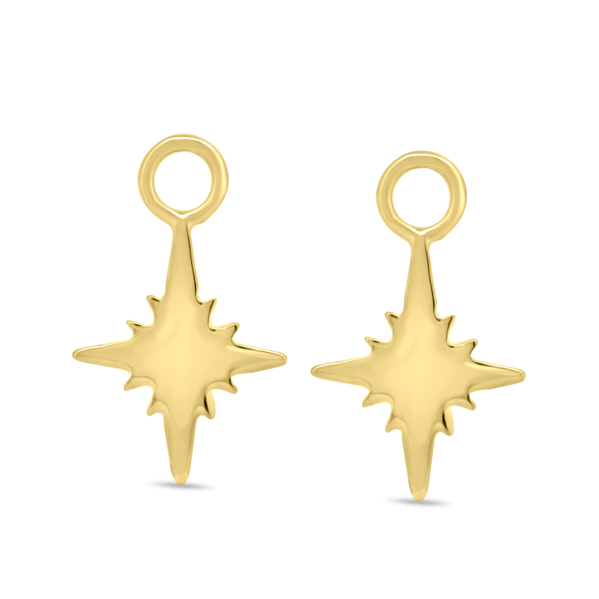 Mila - Star Earring Charm - 9k Yellow Gold