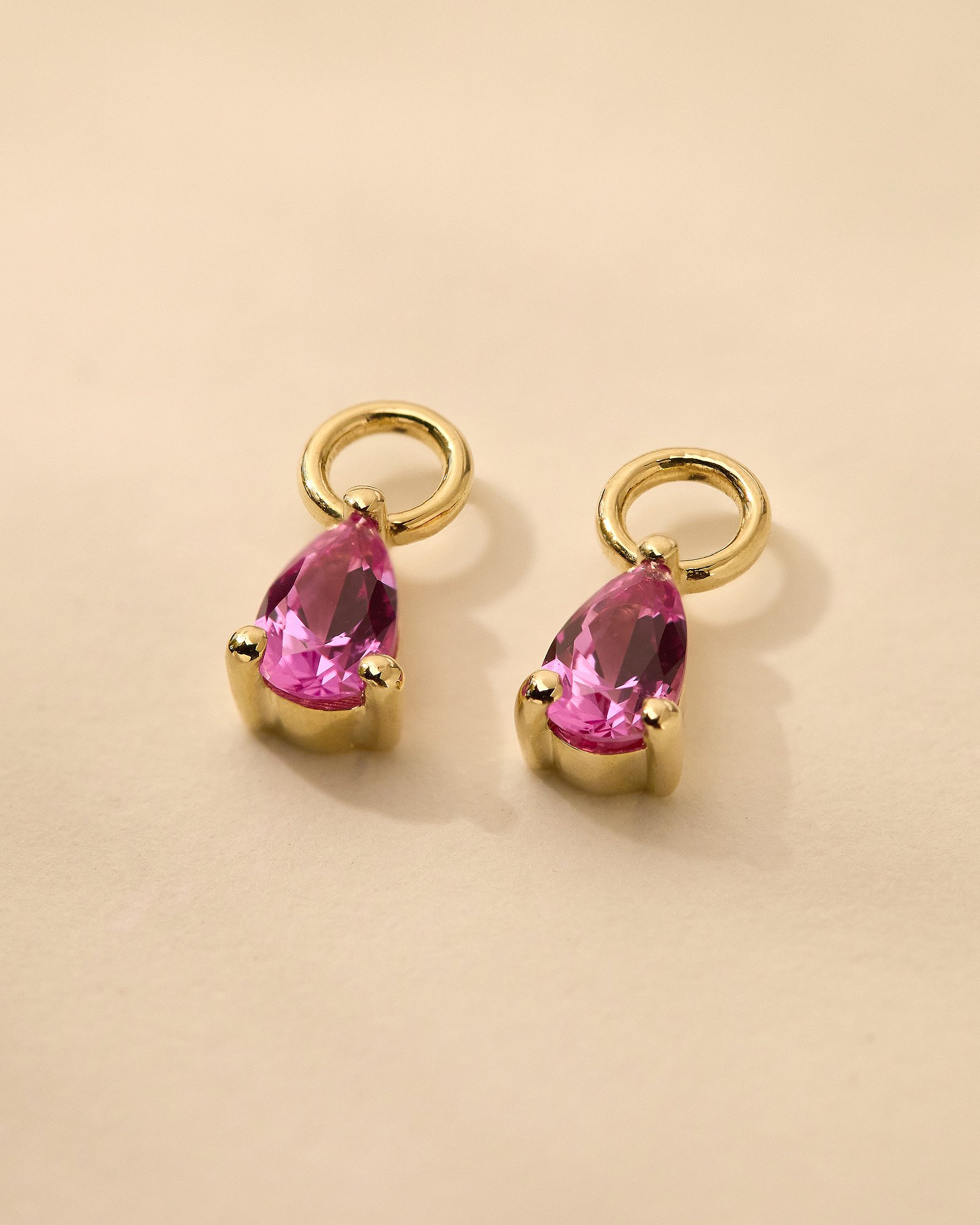 Tara  Pear Pink Sapphire Charms Lifestyle Image