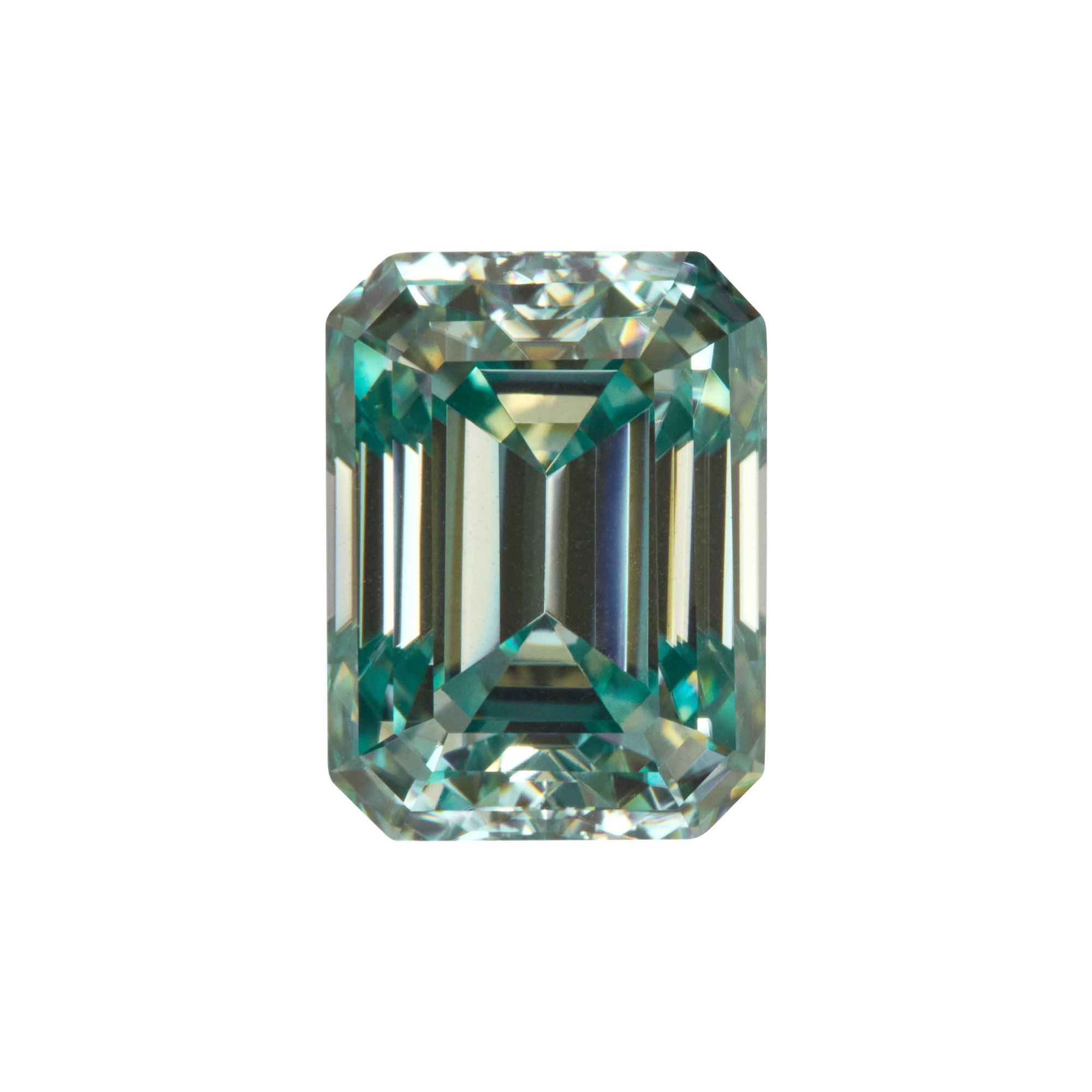 Emerald Moissanite Stone