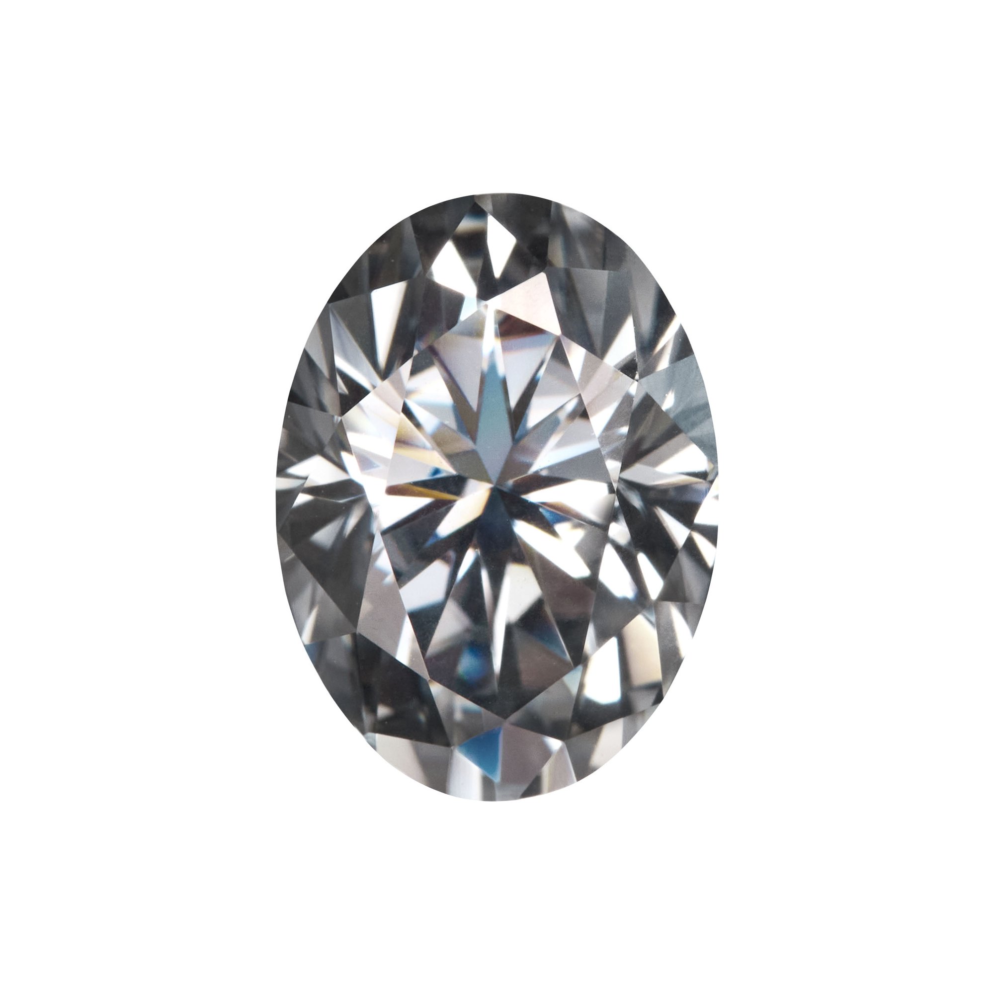 Oval Moissanite Stone