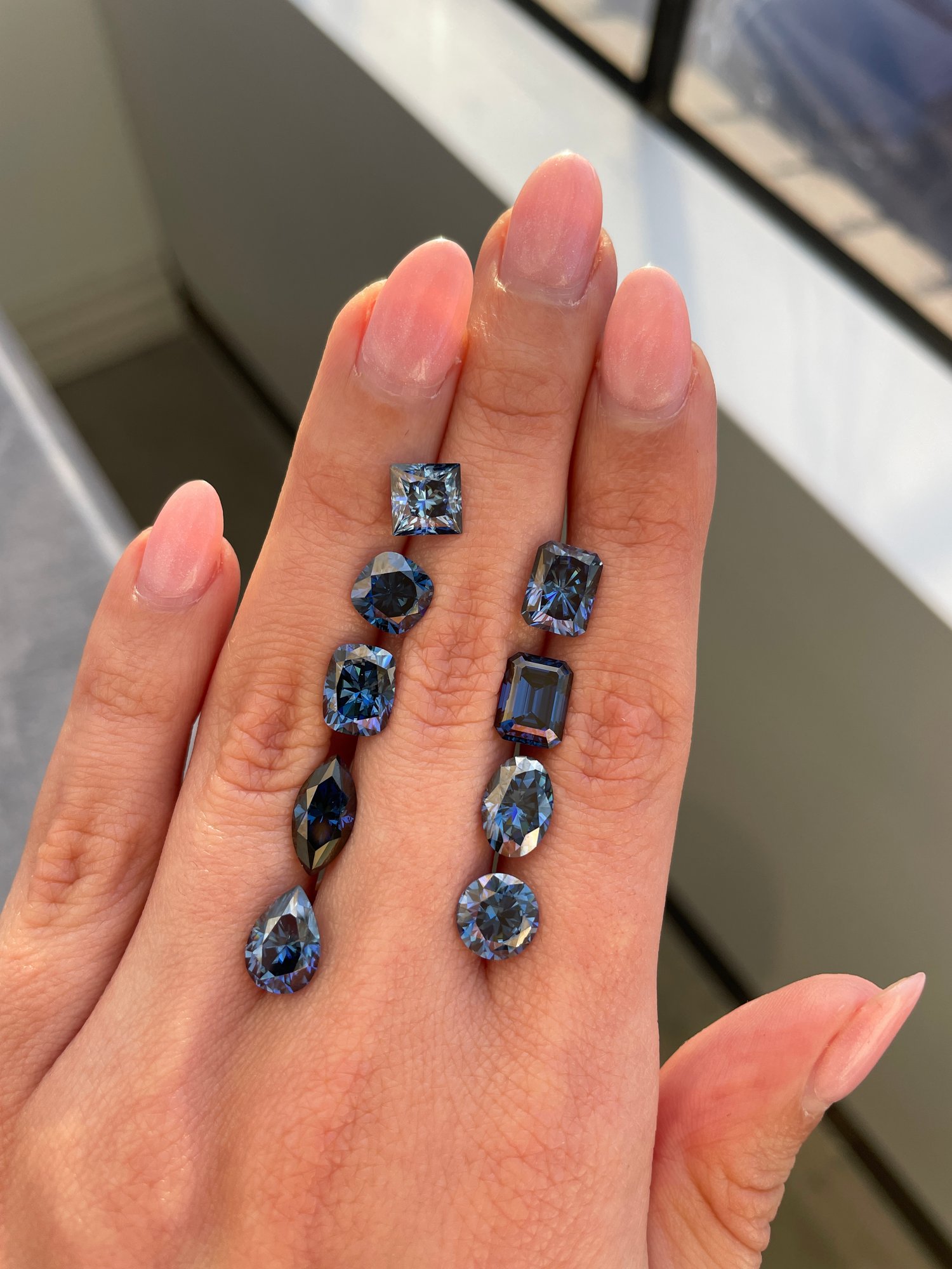 Pear Moissanite Stone Lifestyle Image