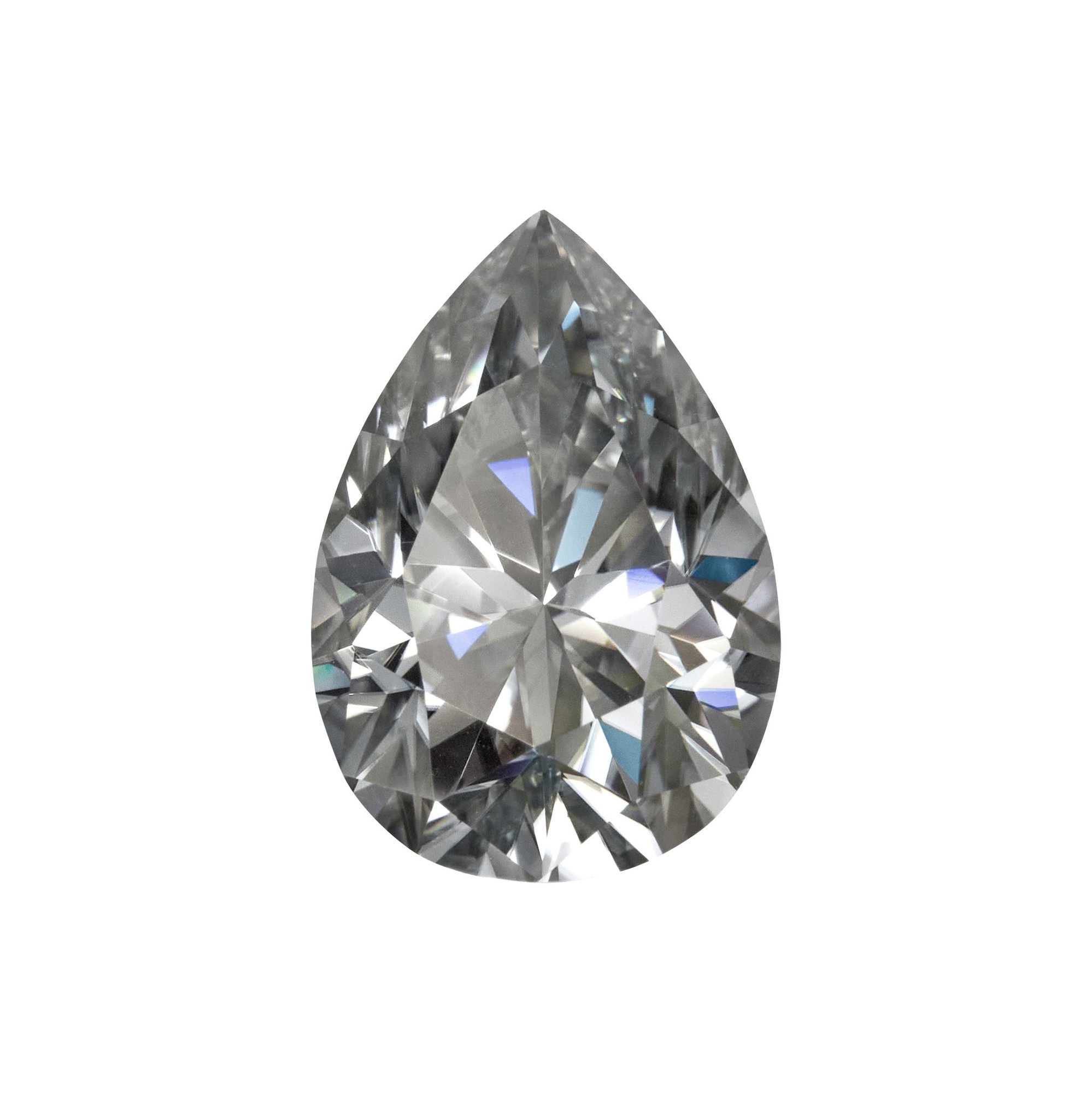 Pear Moissanite Stone