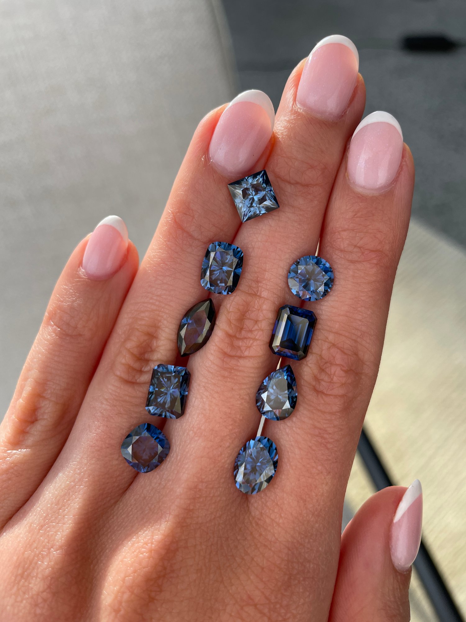 Princess Moissanite Stone Lifestyle Image