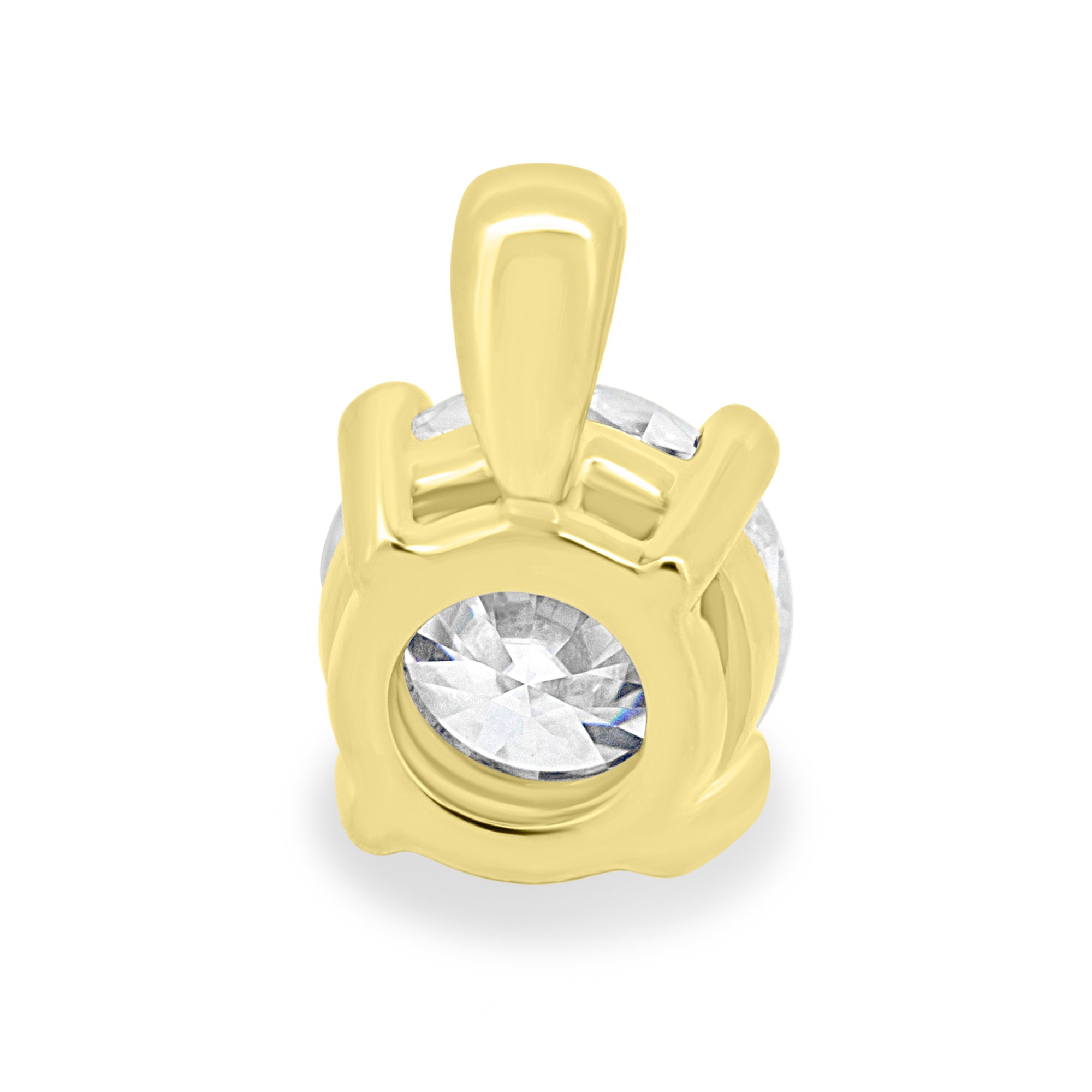 Aisling - Round Pendant - 18k Yellow Gold