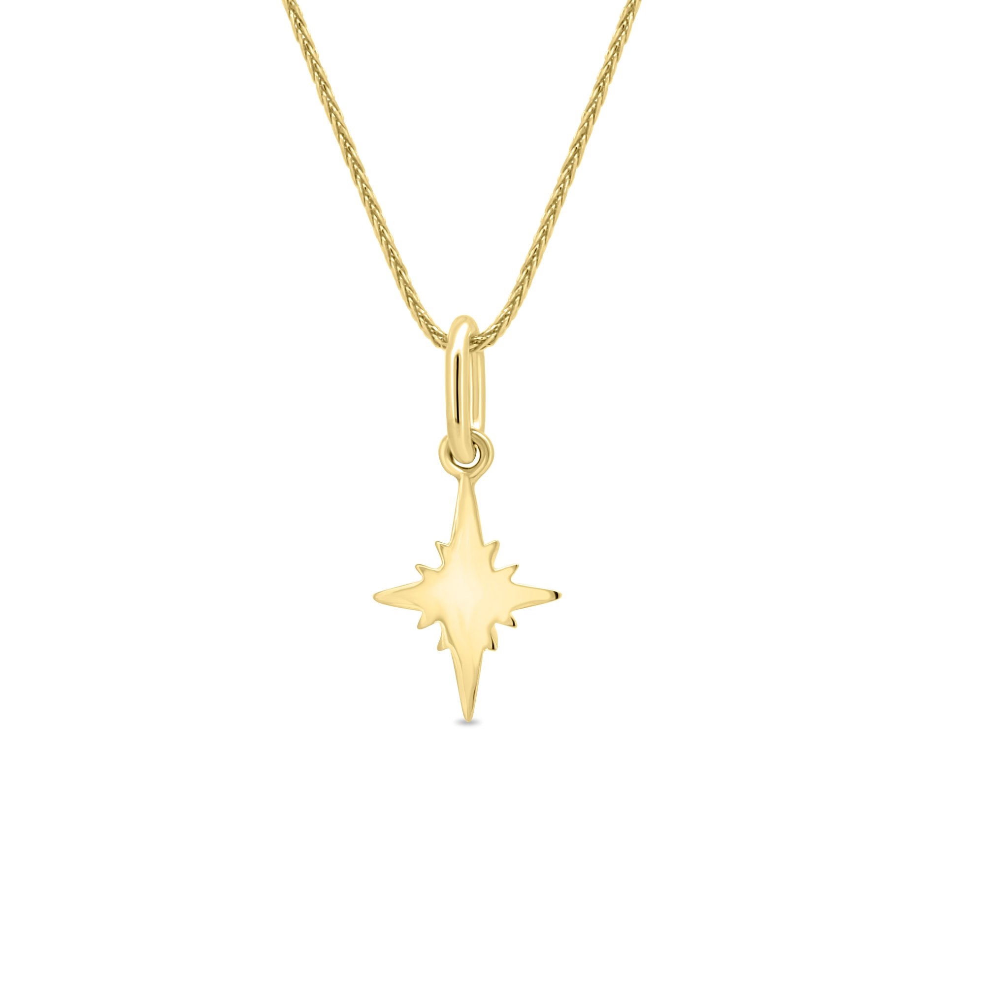 Gracie - Star Necklace Pendant - 9k Yellow Gold