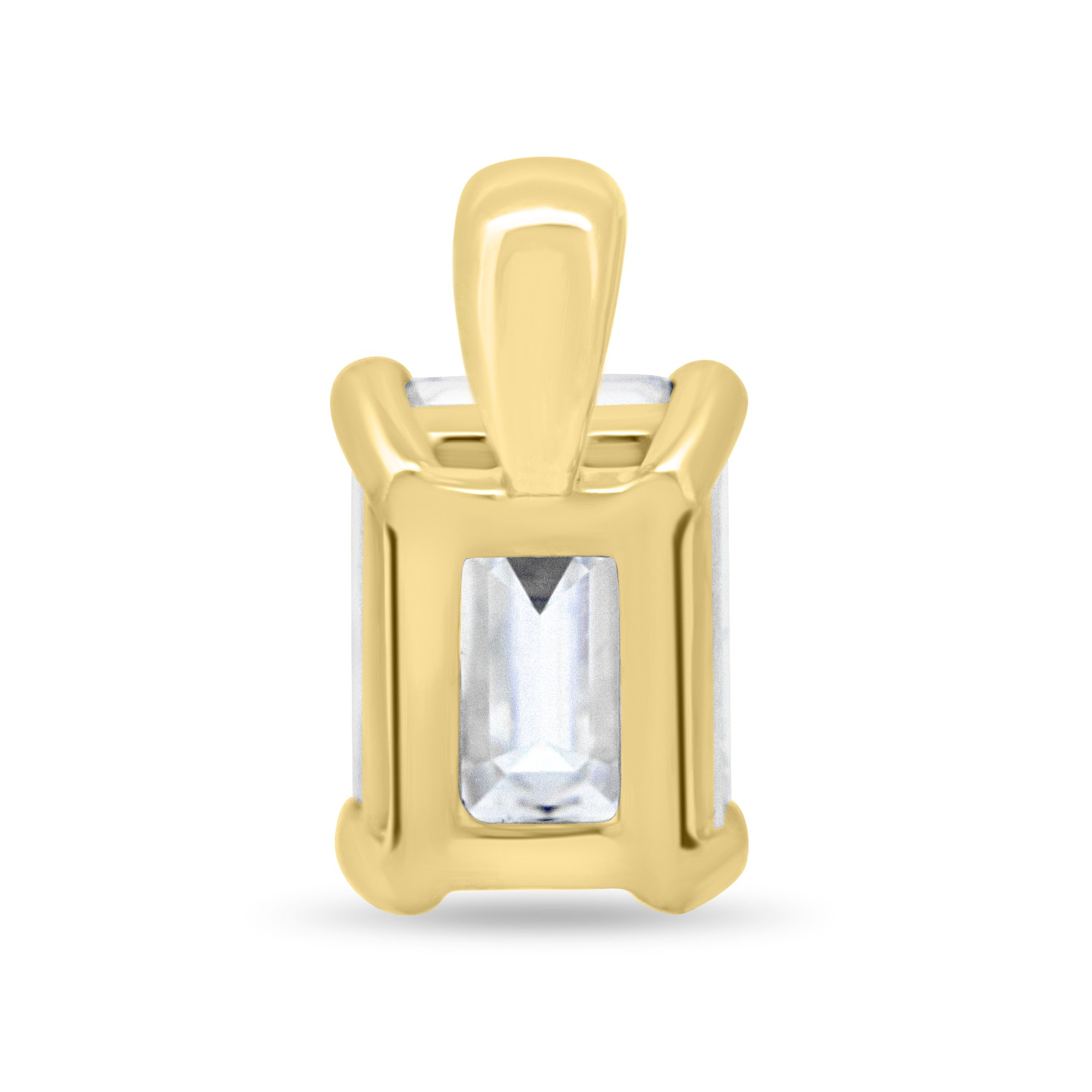 Joyce - Emerald Pendant - 18k Yellow Gold