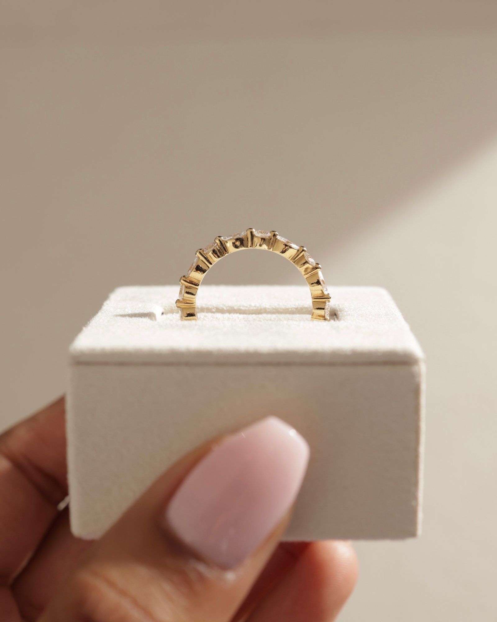 18k Yellow Gold | Lab Diamond melee stones