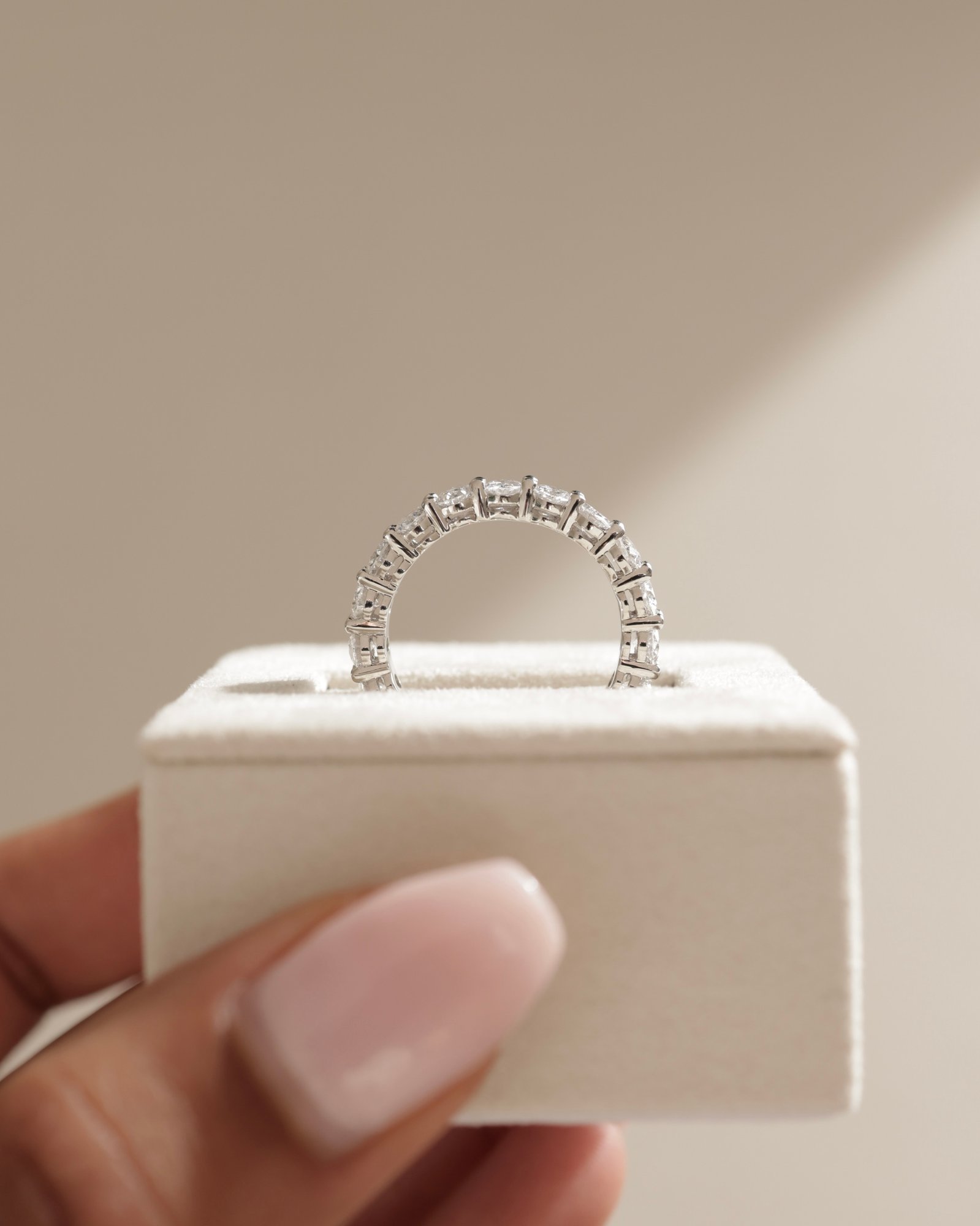 Alexandra - Oval Eternity Ring Lifestyle Image