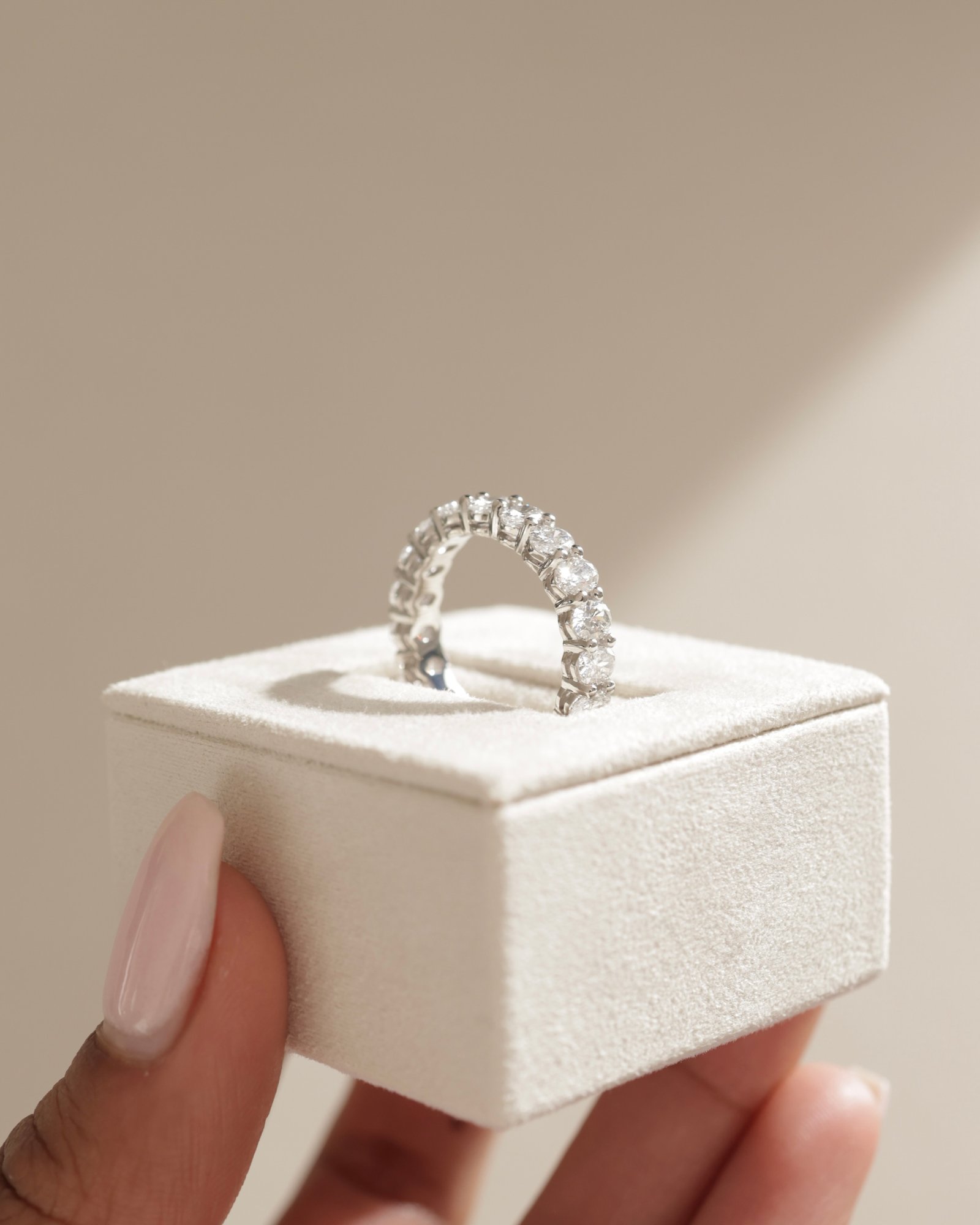 Alexandra - Oval Eternity Ring Lifestyle Image