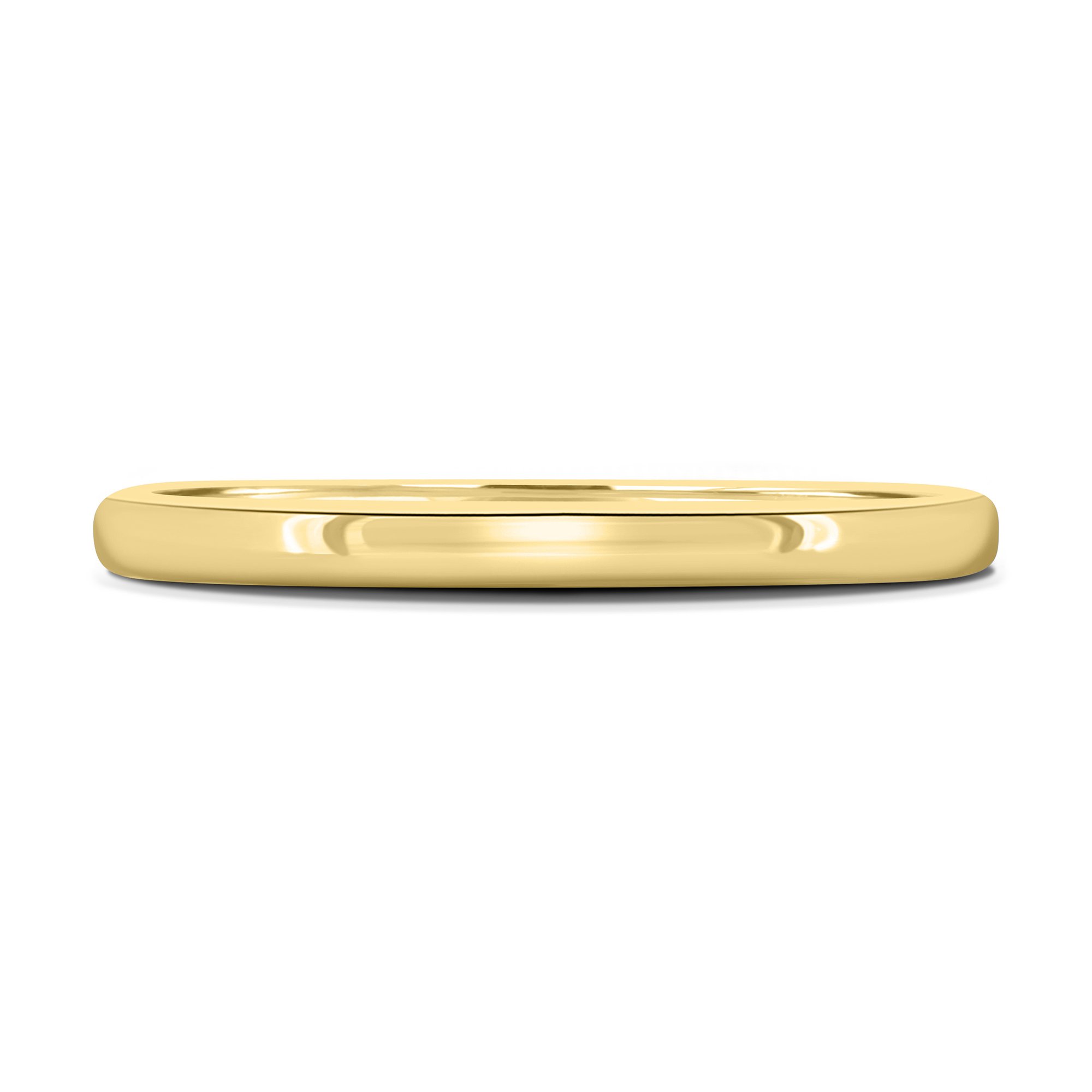 Ashton - Plain Wedding Ring - 18k Yellow Gold Straight