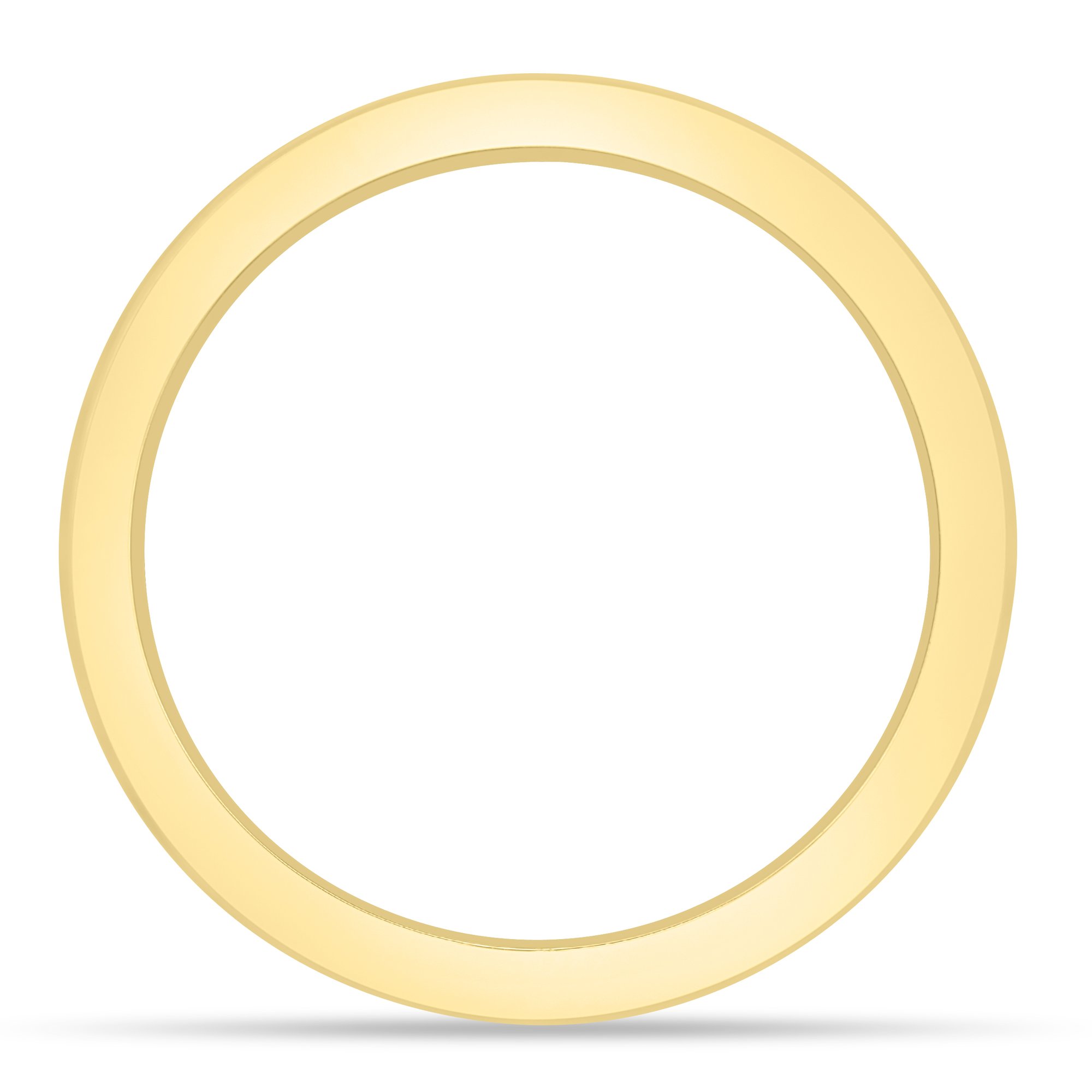 Ashton - Plain Wedding Ring - 18k Yellow Gold Straight