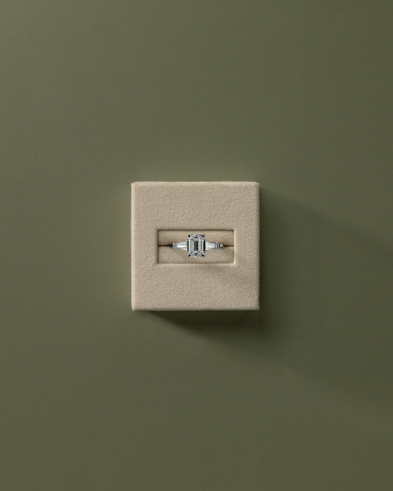 Bridget  Emerald Trilogy - 18k White Gold