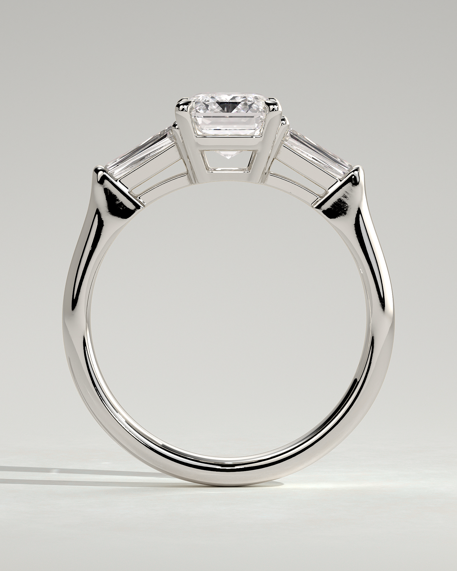 Bridget  Emerald Trilogy - 18k White Gold