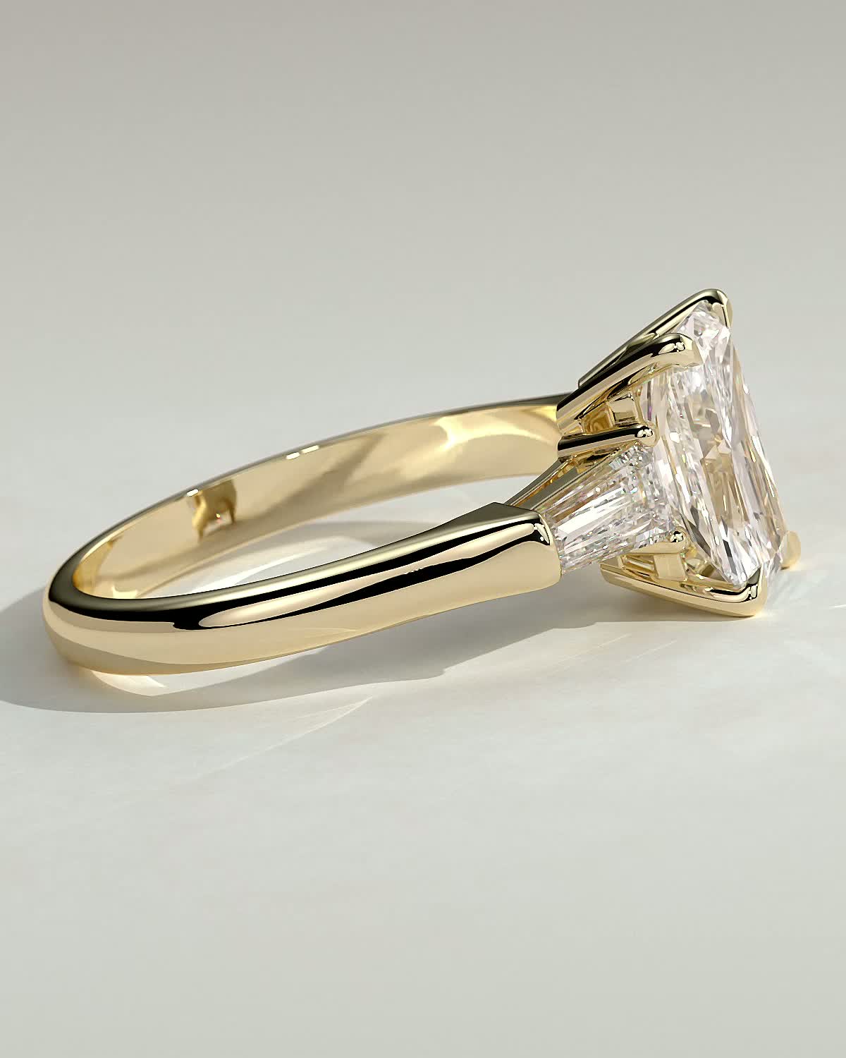 Bridget  Emerald Trilogy - 18k Yellow Gold