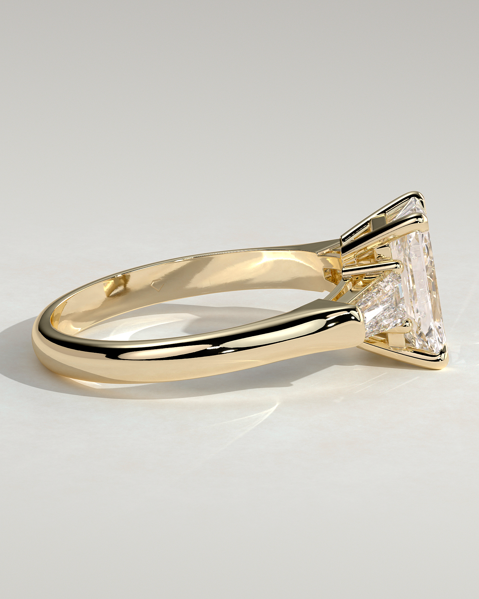 Bridget  Emerald Trilogy - 18k Yellow Gold
