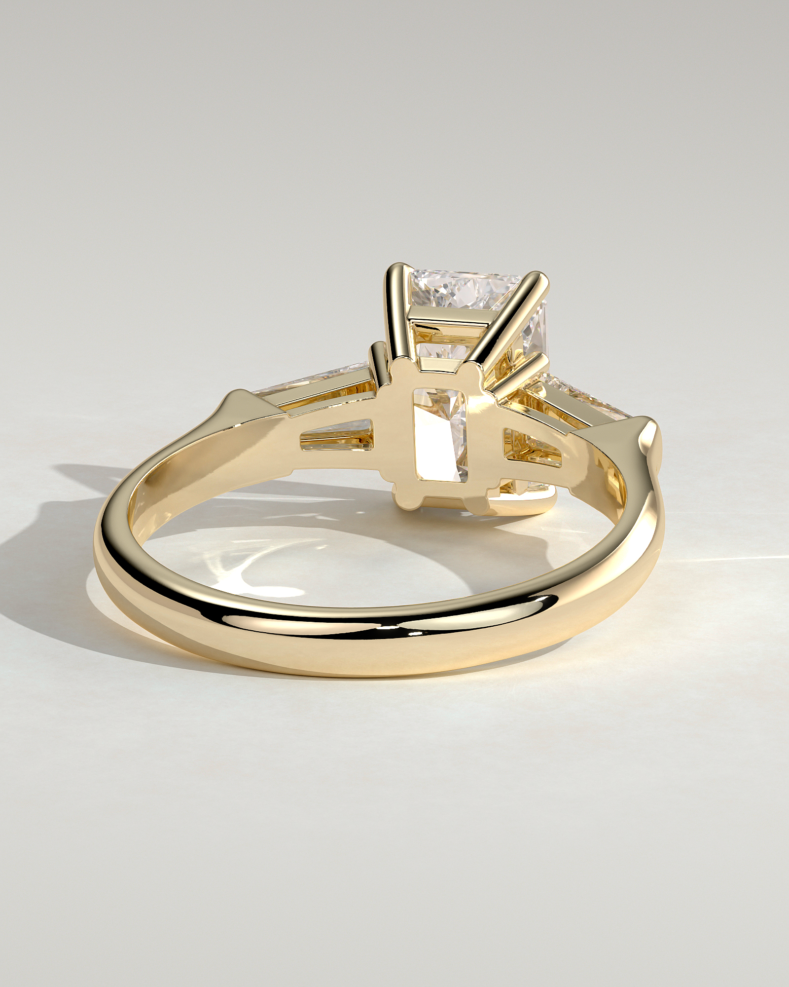 Bridget  Emerald Trilogy - 18k Yellow Gold