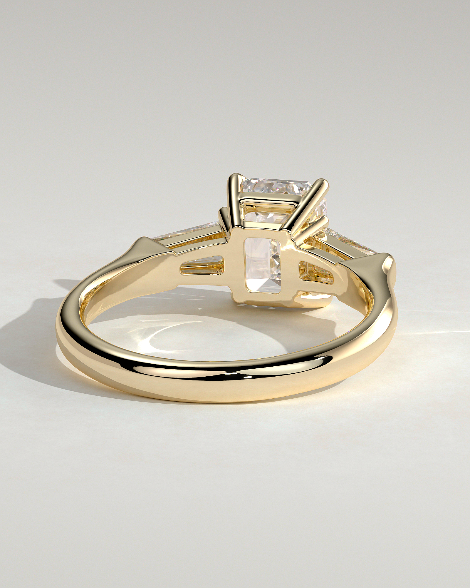 Bridget  Emerald Trilogy - 18k Yellow Gold
