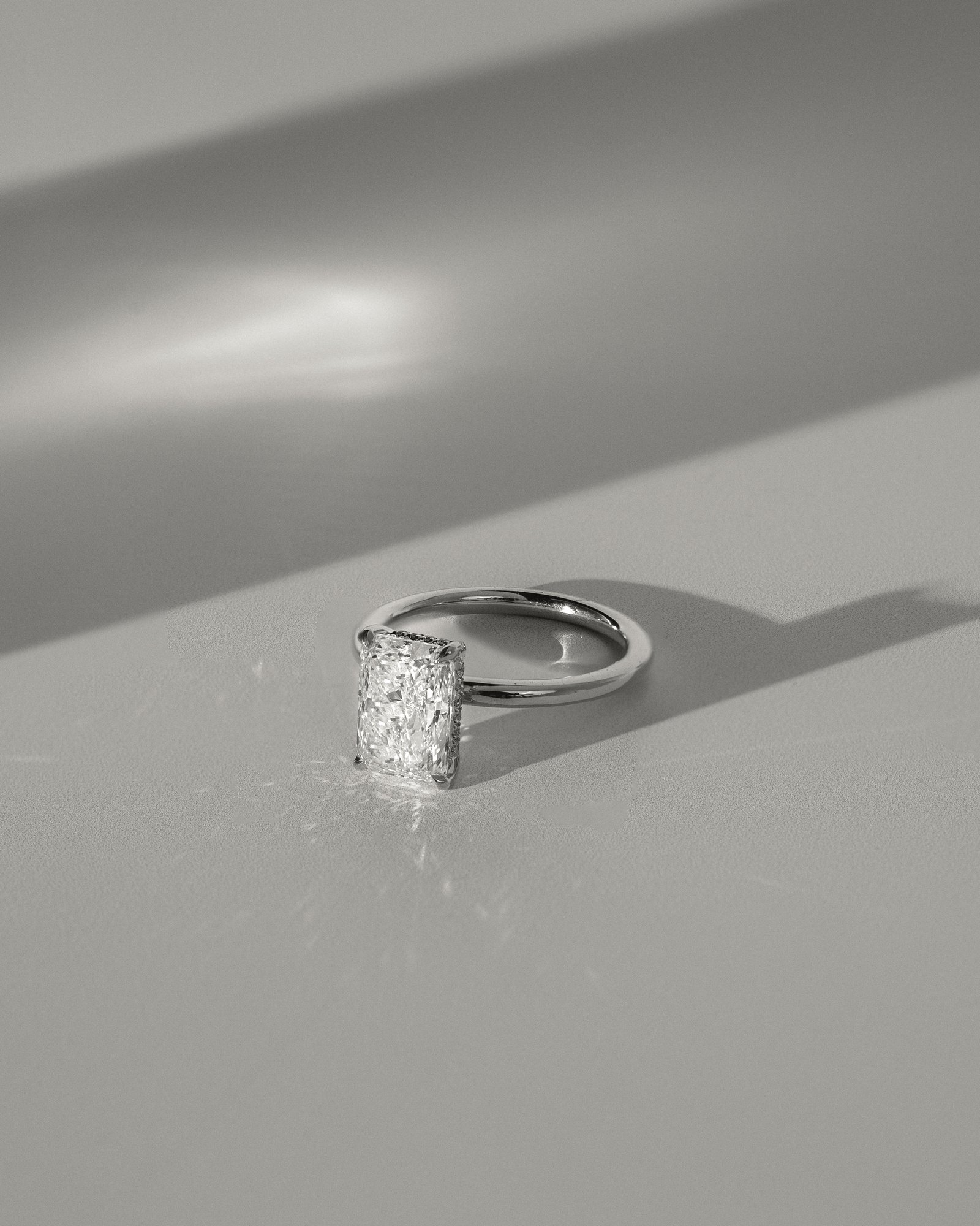 Carly  Radiant Solitaire Lifestyle Image