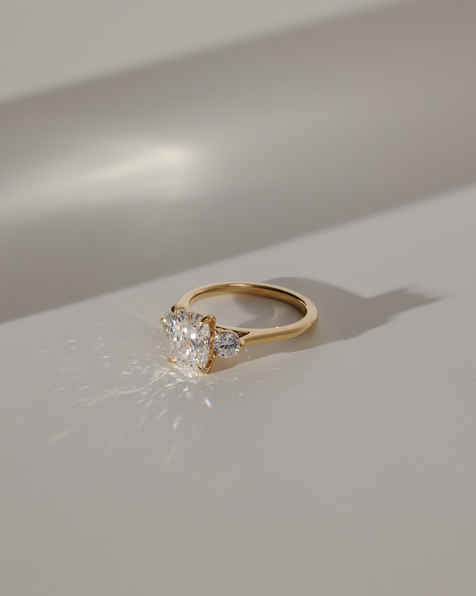 Charmaine - Elongated Cushion Trilogy Lifestyle Image