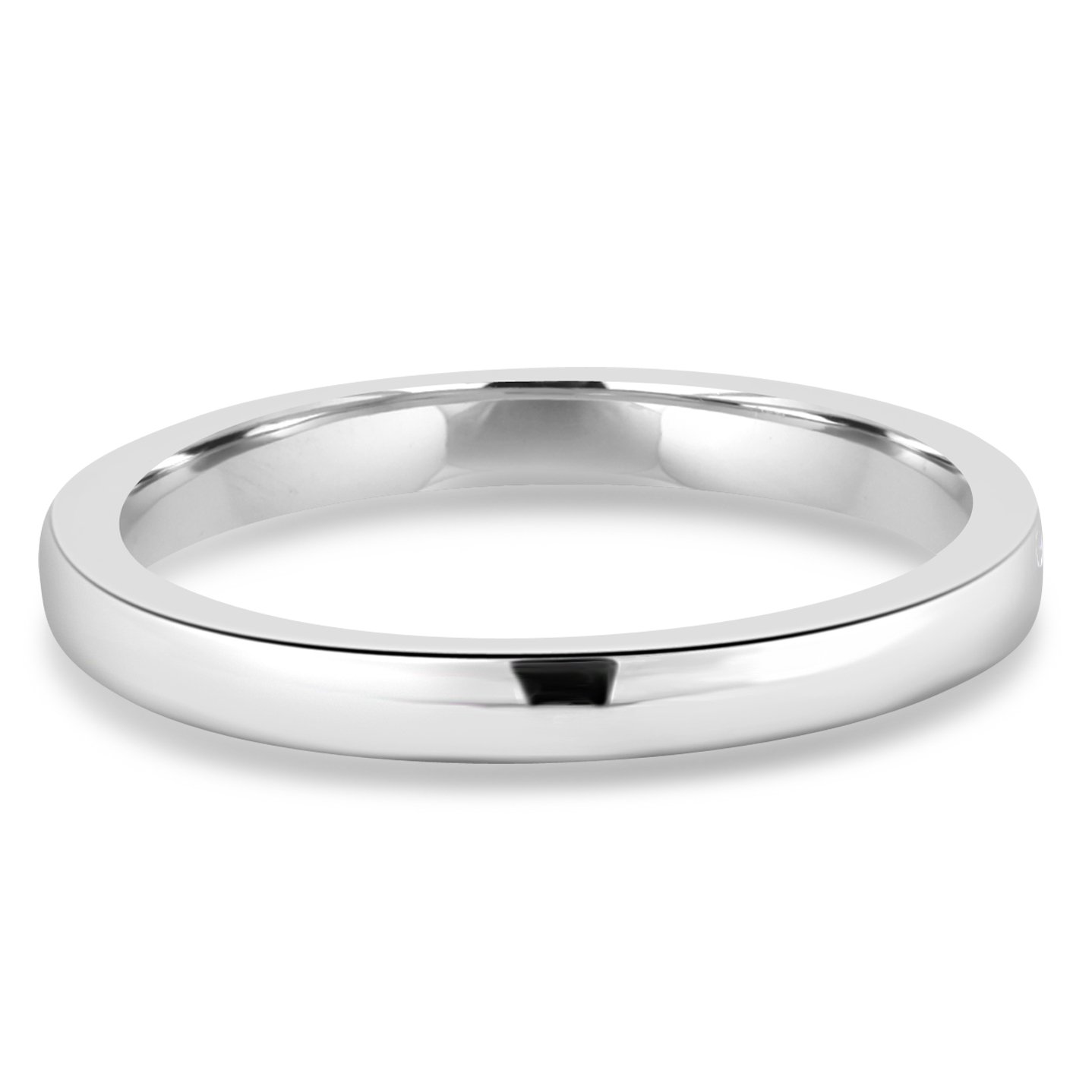 Christina  Channel Set Wedding Ring - 18k White Gold