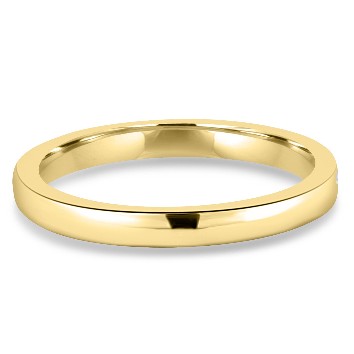 Christina  Channel Set Wedding Ring - 18k Yellow Gold