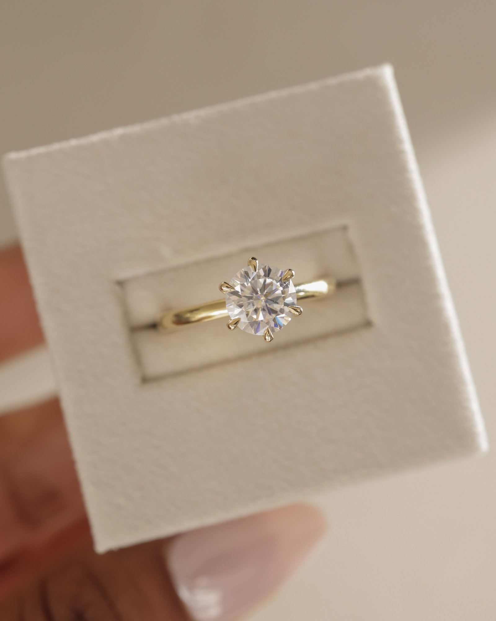 Daniela - Six Claw Solitaire Lifestyle Image