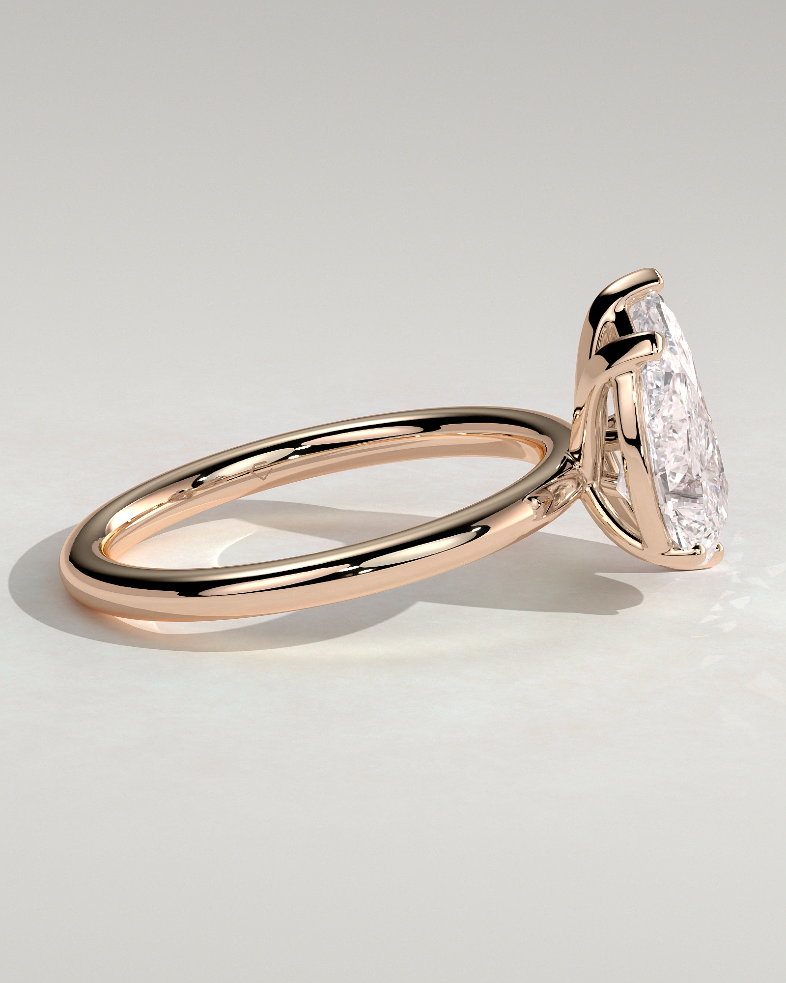 Dolly - Marquise and Pear Toi et Moi - 18k Rose Gold