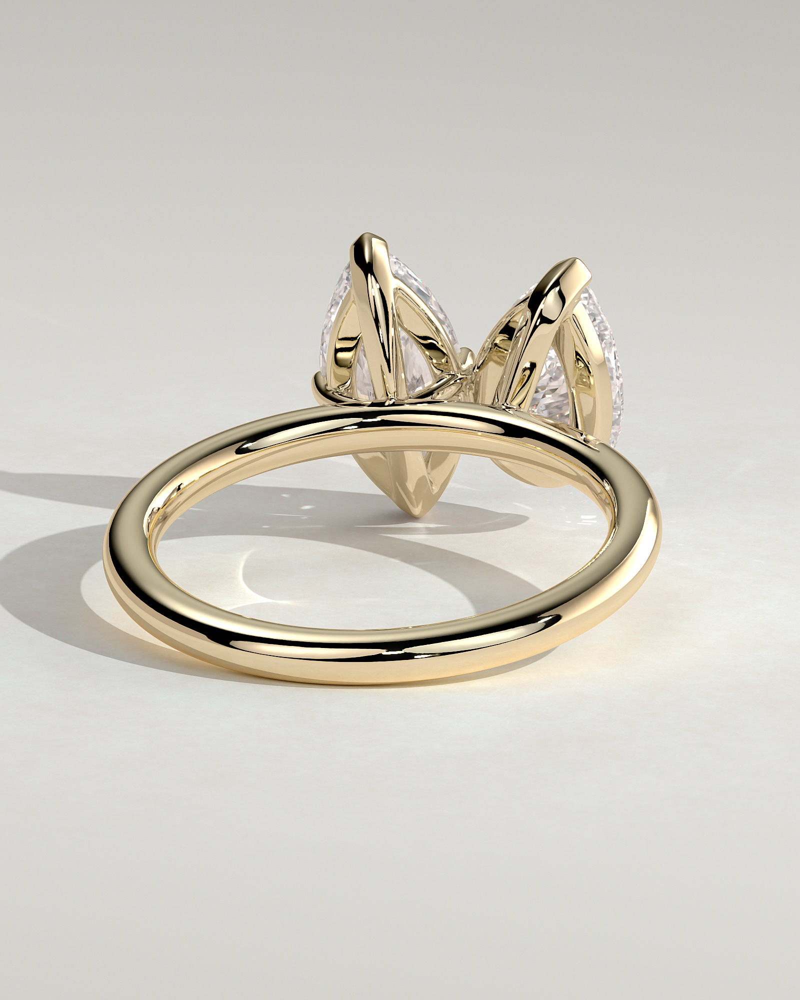 Dolly - Marquise and Pear Toi et Moi - 18k Yellow Gold