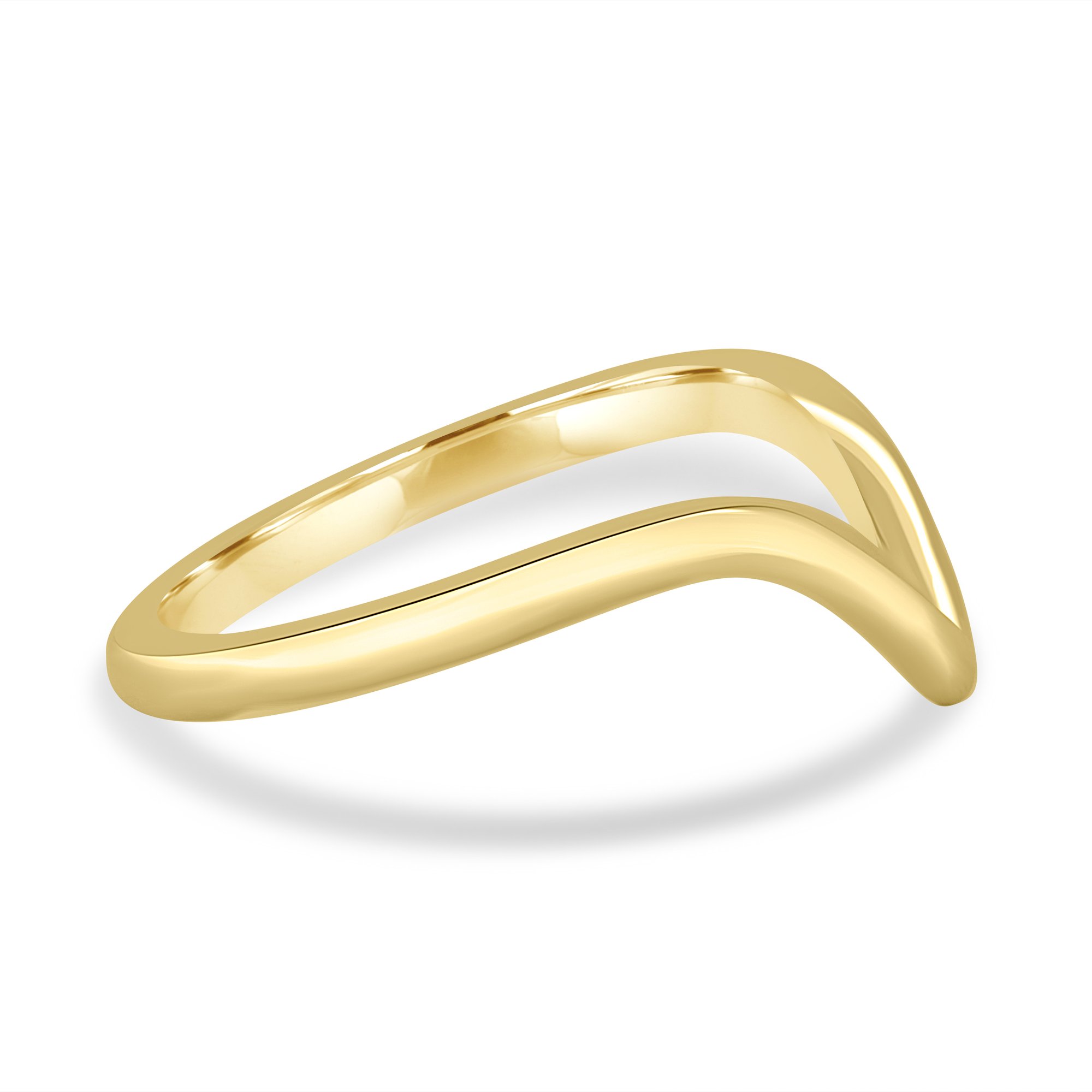 Dominique - Deep V Ring - 18k Yellow Gold