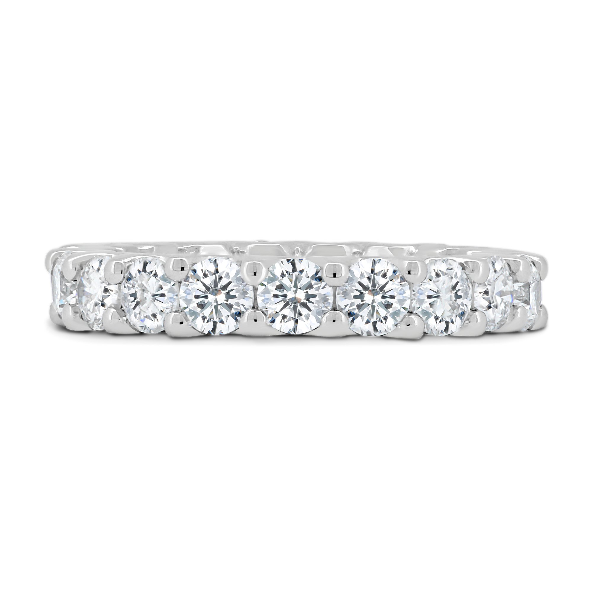Elizabeth  Full Eternity Ring - 18k White Gold