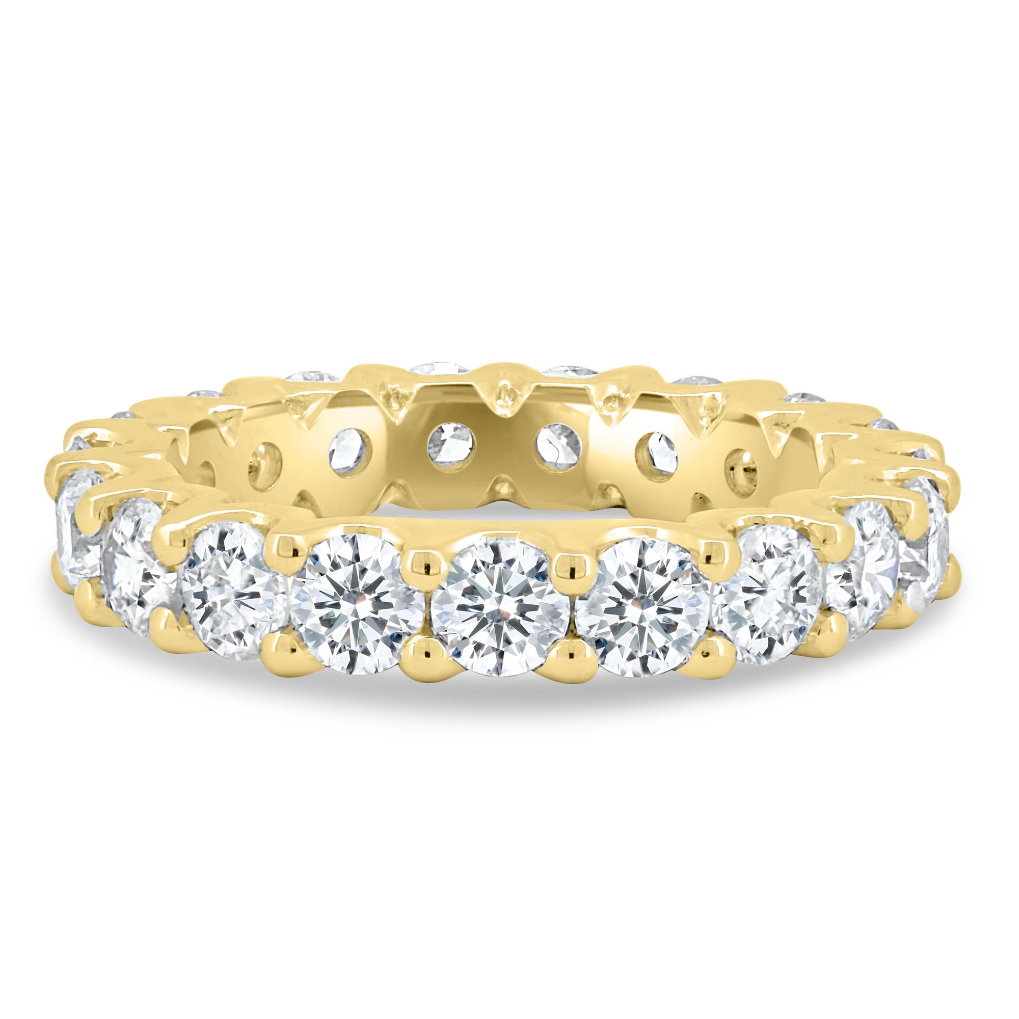 Elizabeth  Full Eternity Ring - 18k Yellow Gold