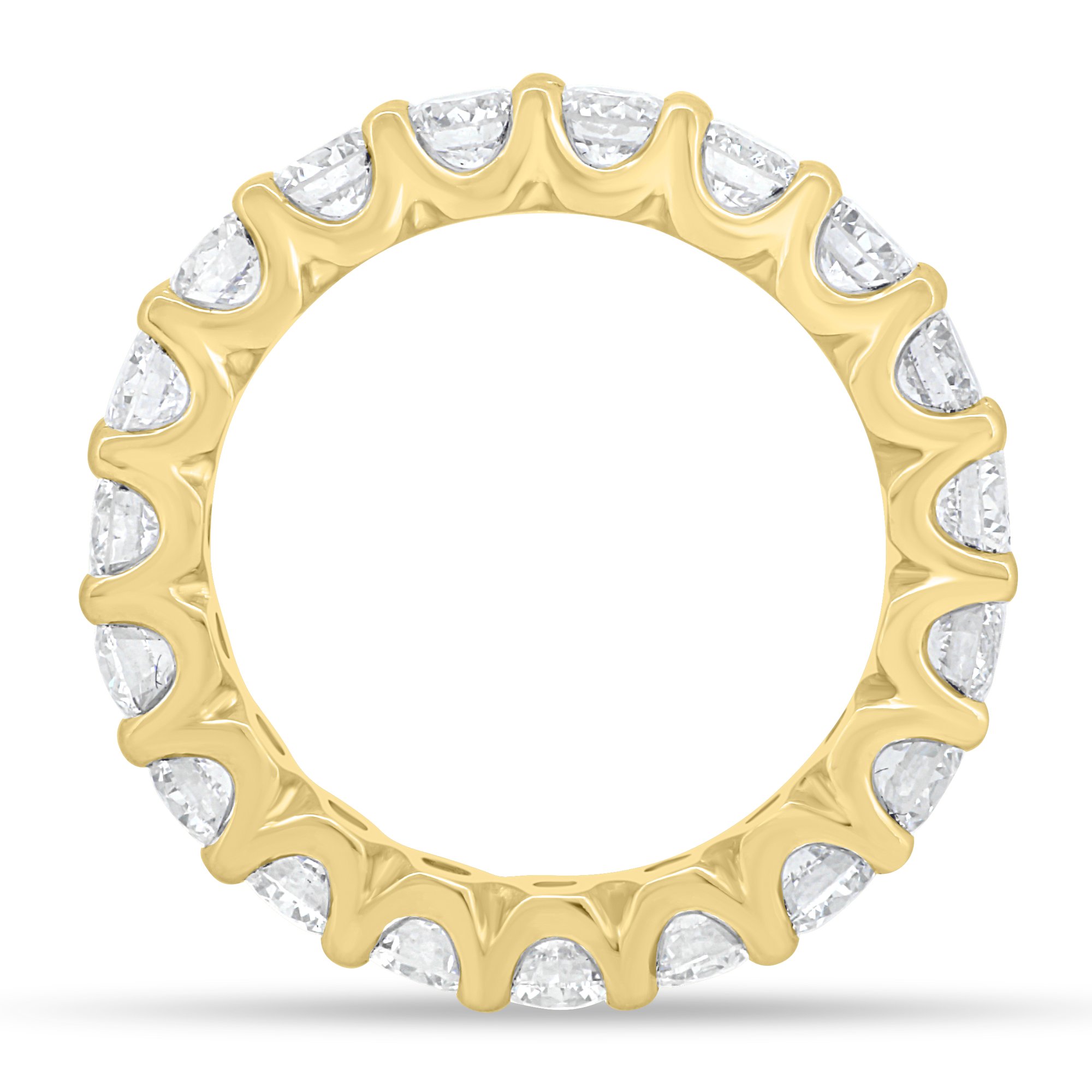 Elizabeth  Full Eternity Ring - 18k Yellow Gold