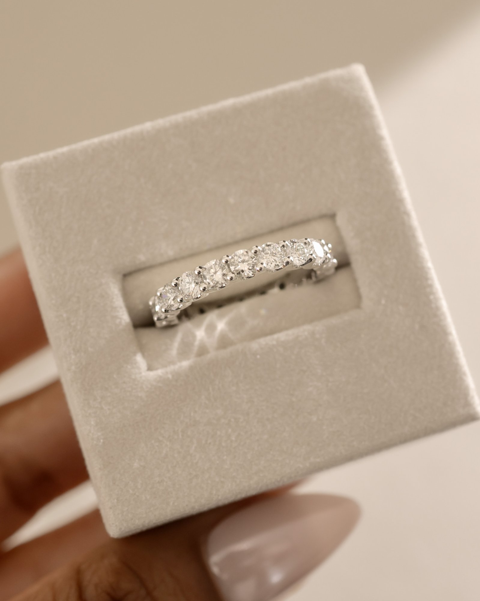 Elizabeth  Full Eternity Ring Lifestyle Image