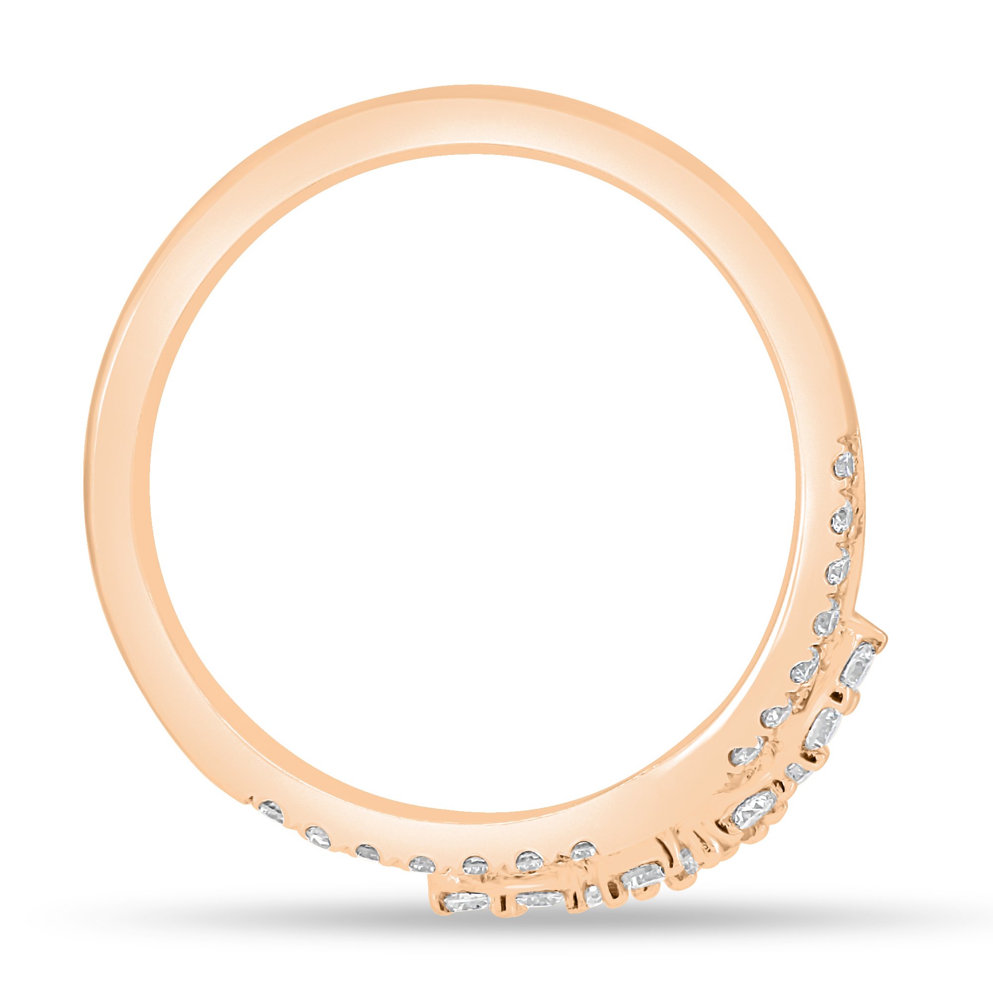 Elsa - Studded Tiara Ring - 18k Rose Gold