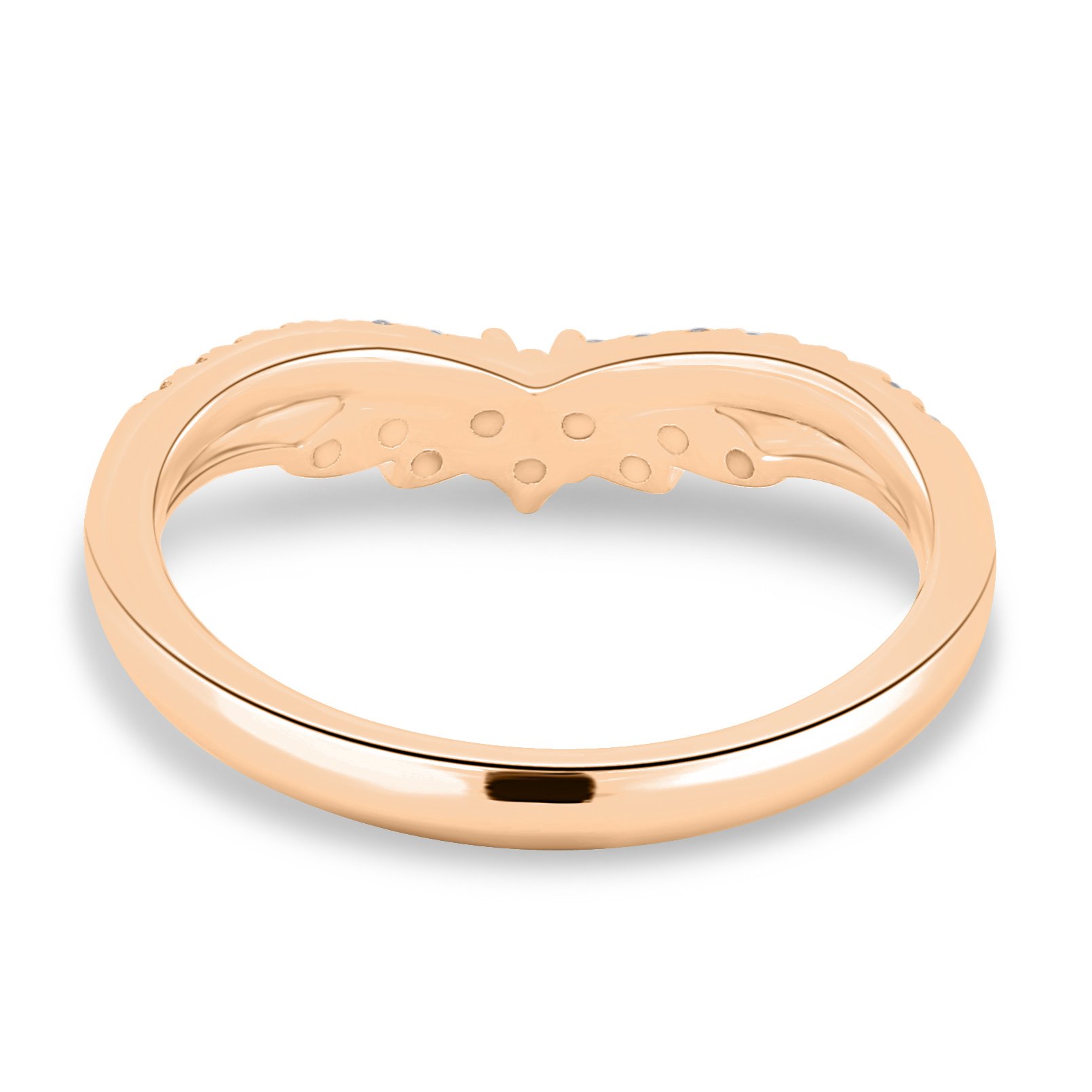 Elsa - Studded Tiara Ring - 18k Rose Gold