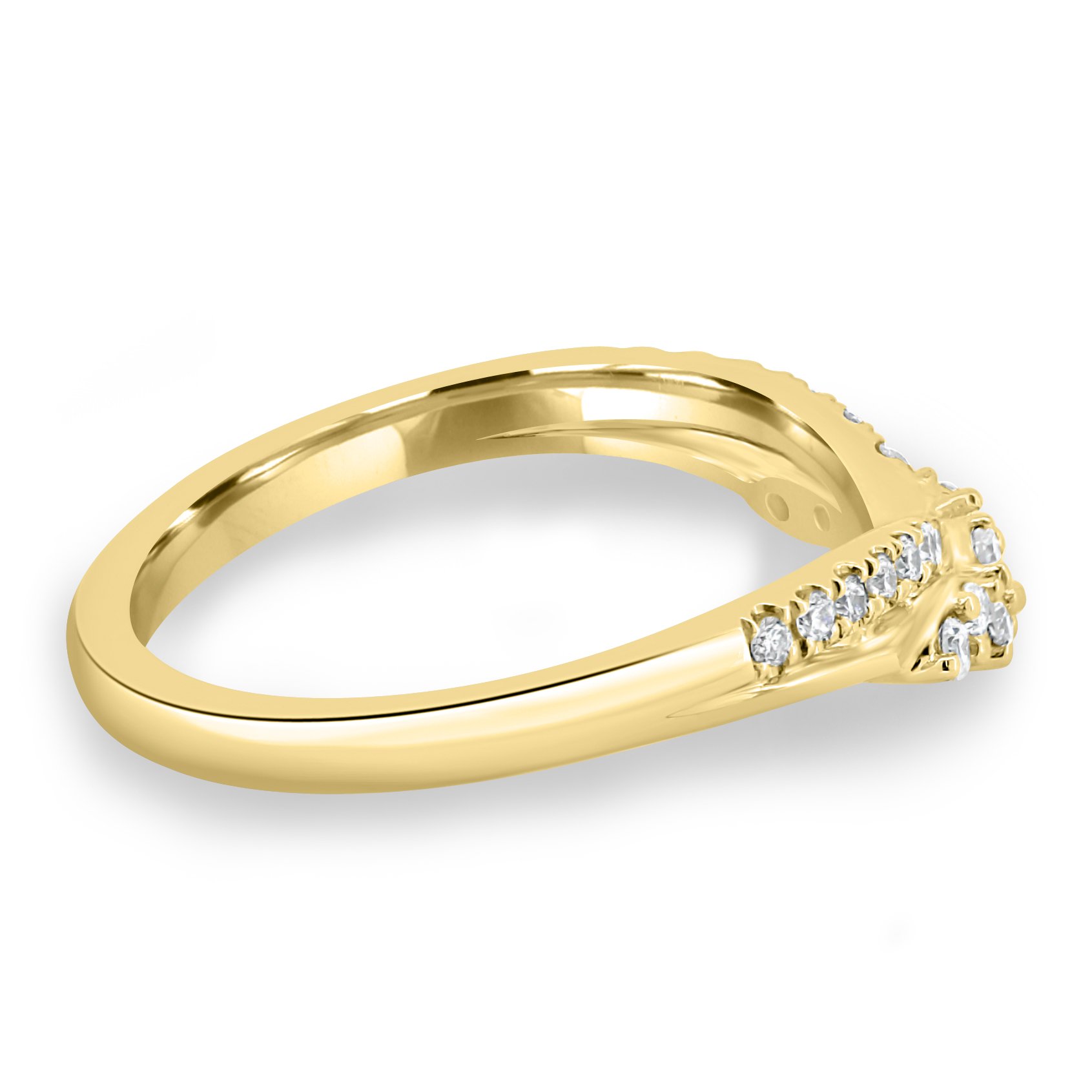 Elsa - Studded Tiara Ring - 18k Yellow Gold