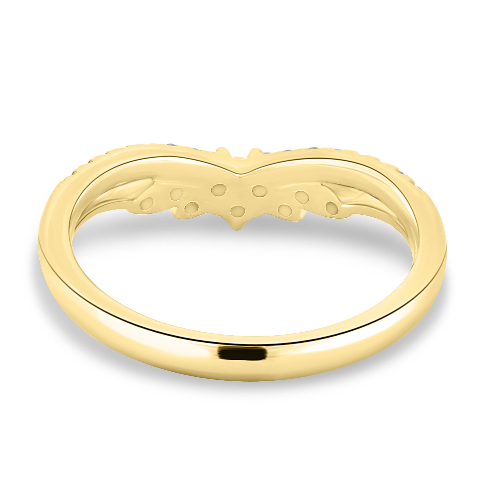 Elsa - Studded Tiara Ring - 18k Yellow Gold