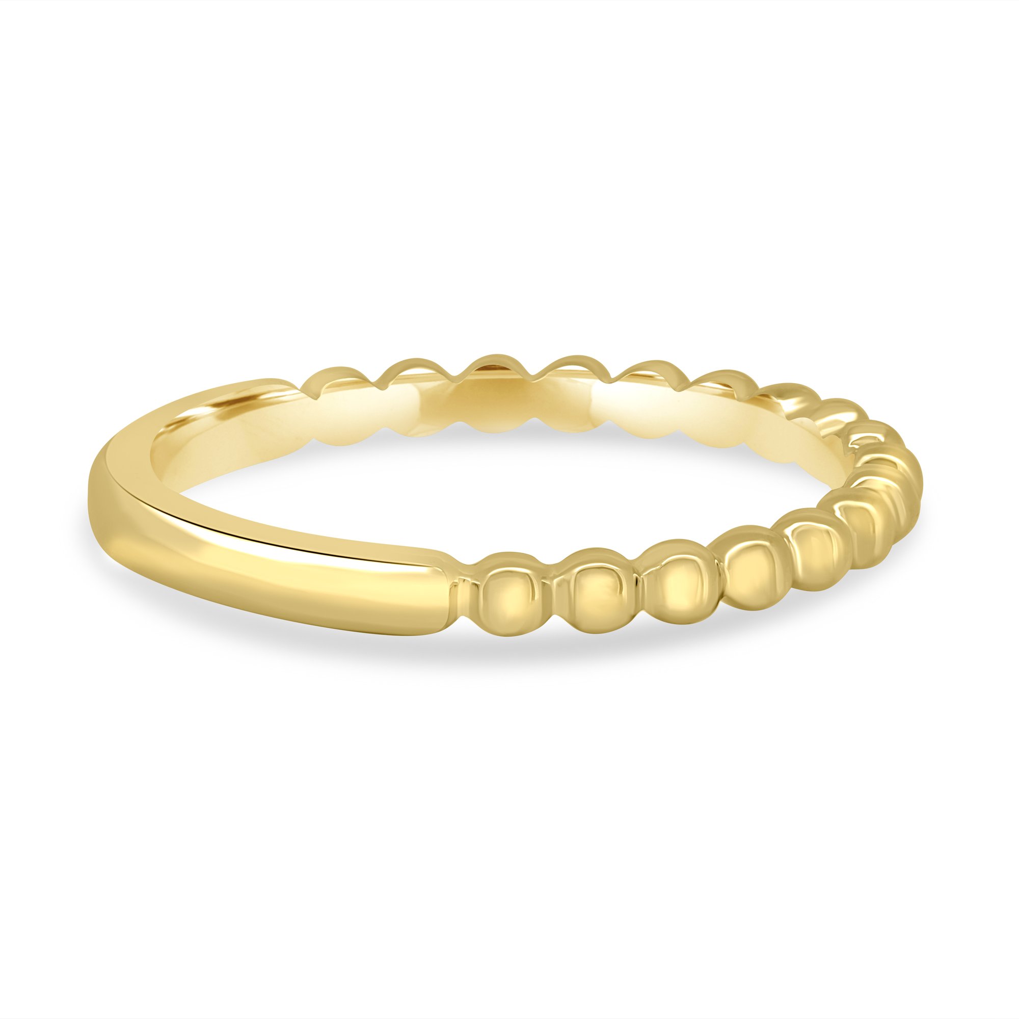 Fleur - Beaded Ring - 18k Yellow Gold