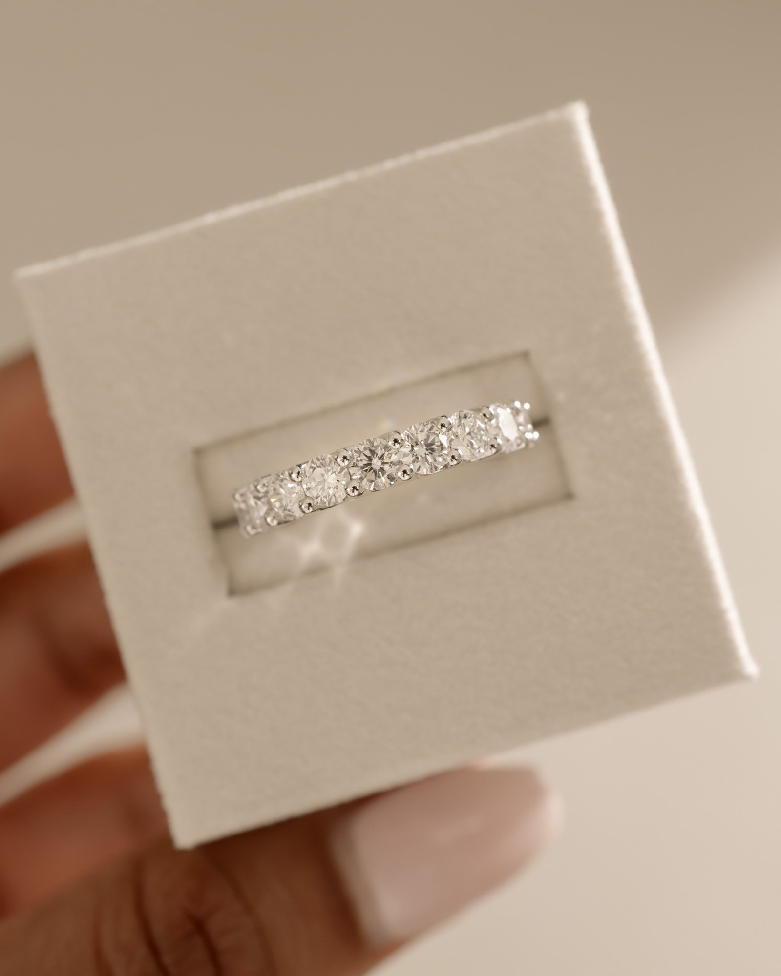 Half Elizabeth - Half Eternity Ring Lifestyle Image